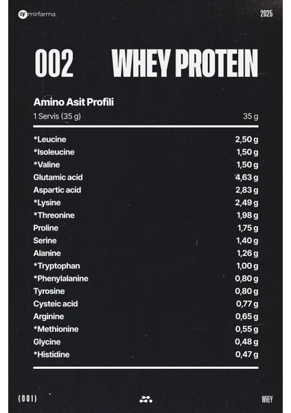 Whey Protein 60 Servis (Çikolata Aromalı)