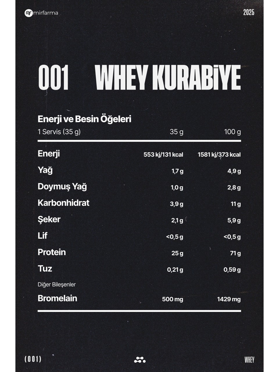 Whey Protein 60 Servis (Cookie Aromalı)