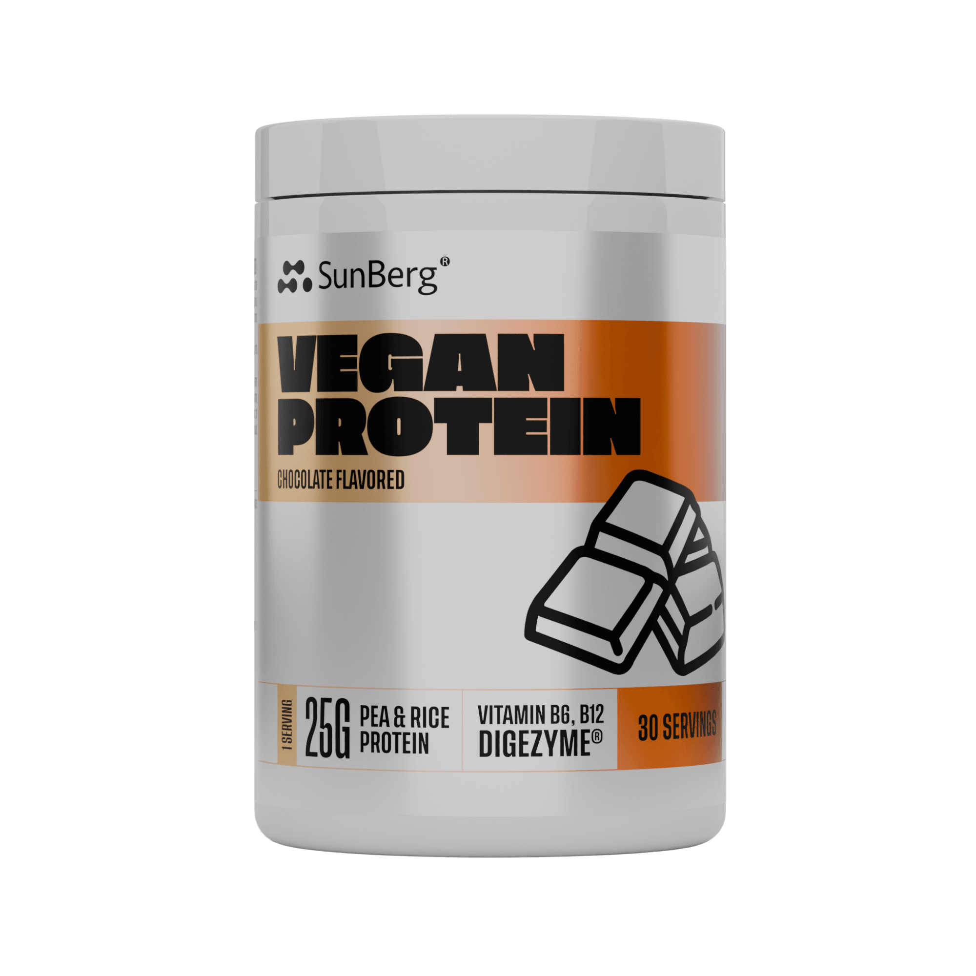Vegan Protein 30 Servis (Çikolata Aromalı)