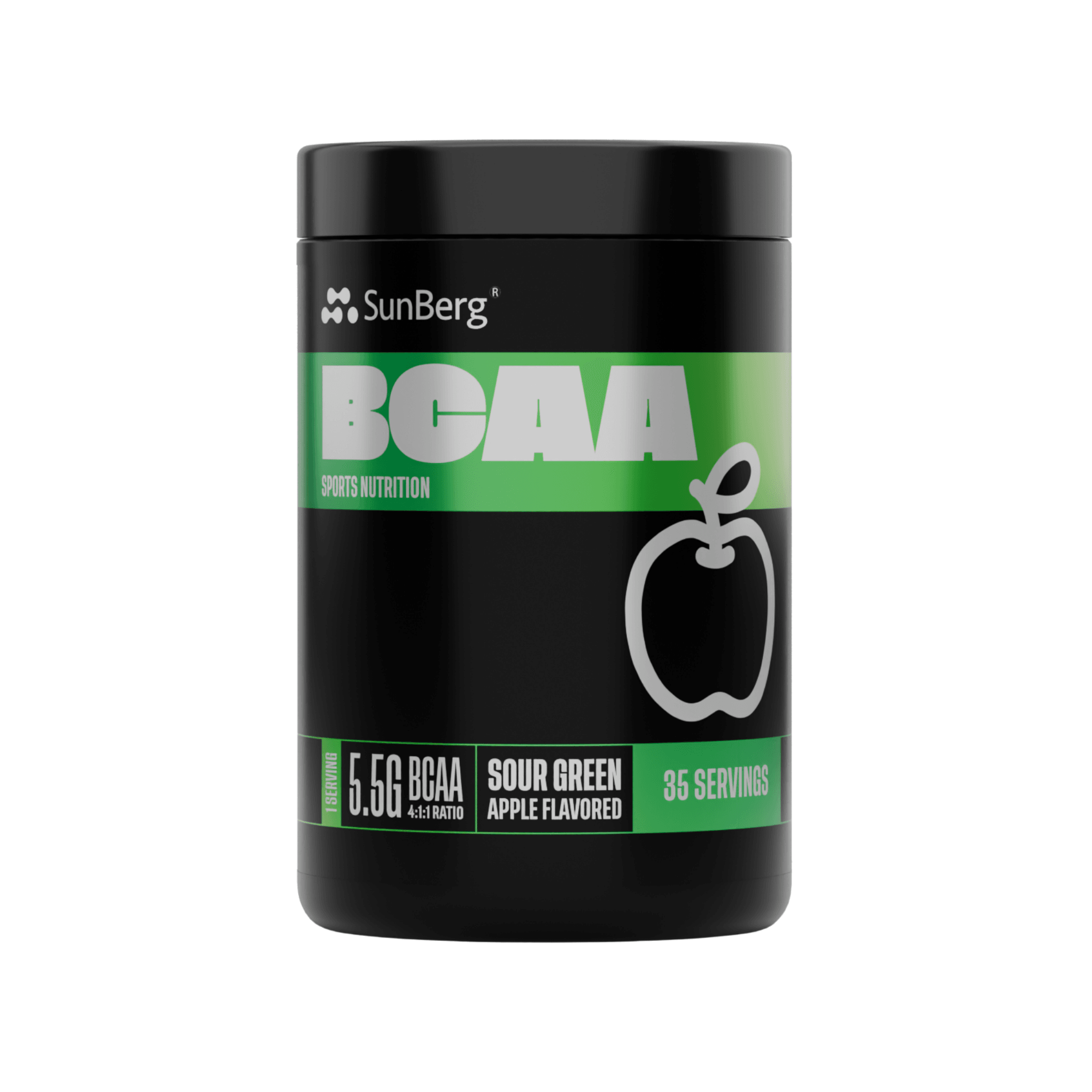 BCAA 35 Servis (Yeşil Elma Aromalı)