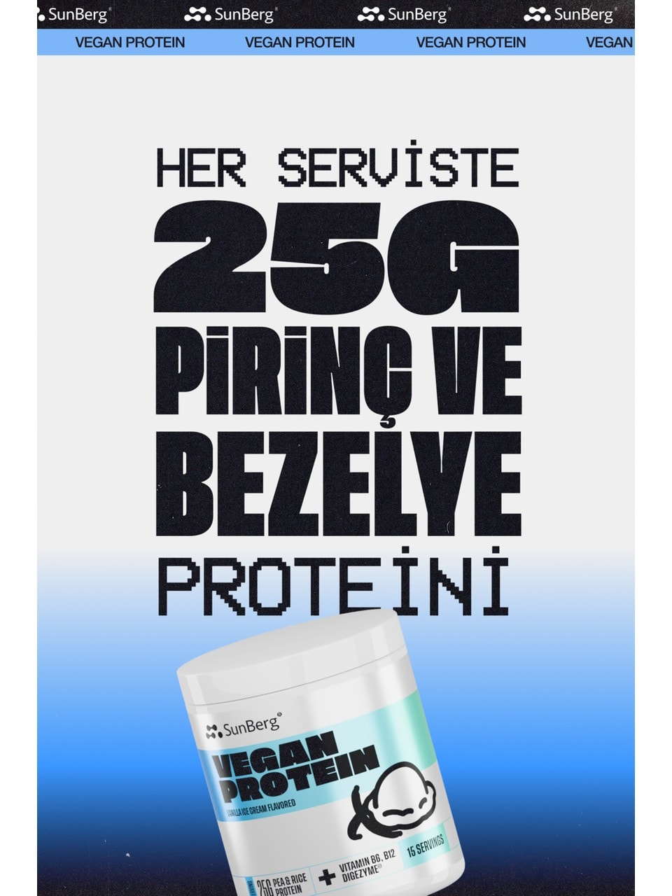 Vegan Protein 30 Servis (Vanilya & Karamel Aromalı)