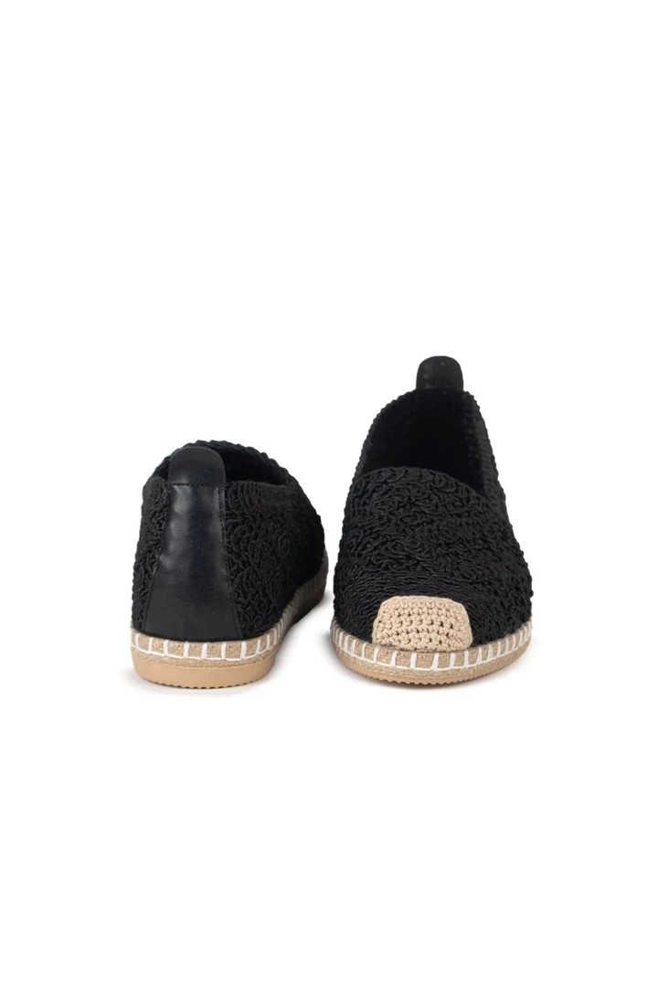 Mayfair Siyah Dantel Detaylı Espadril