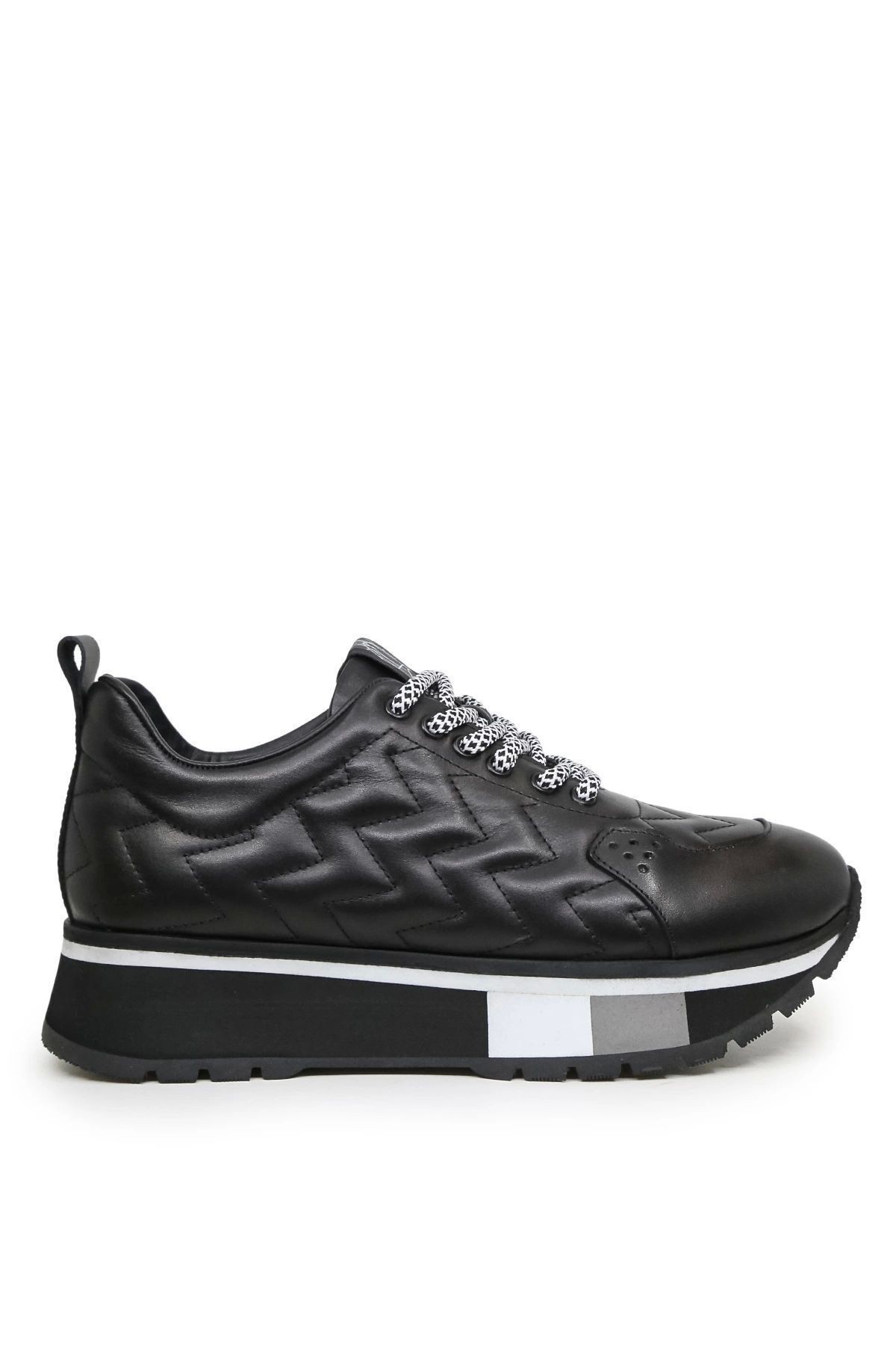 Monza Hakiki Deri Sneaker Siyah