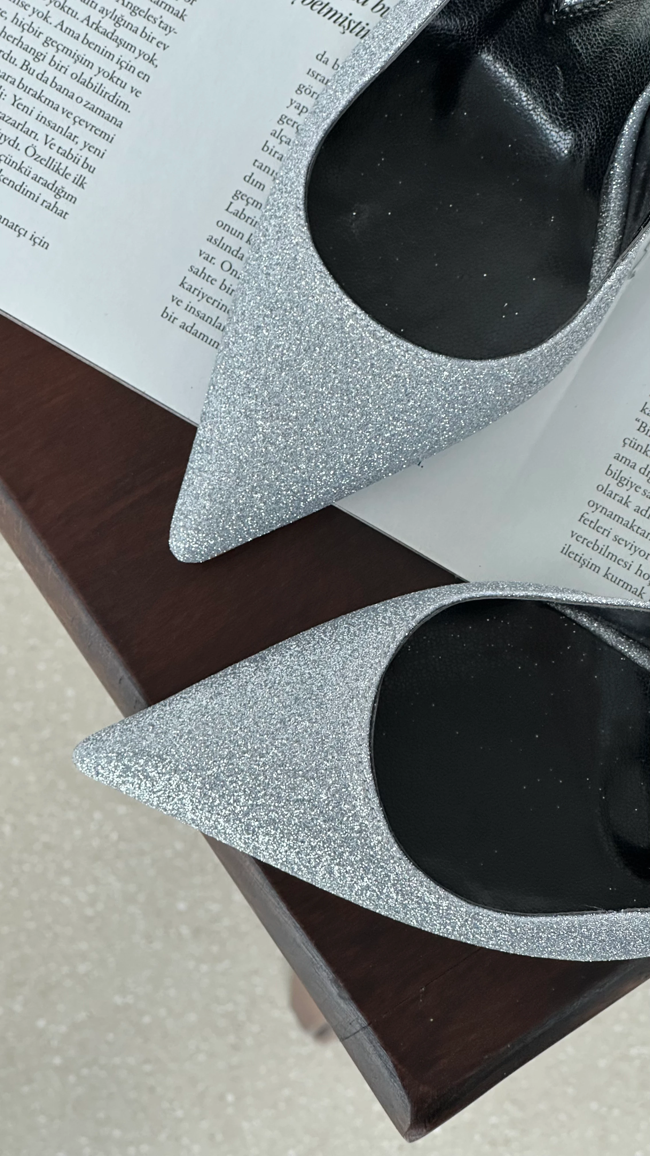 Sinderella Simli Topuklu Ayakkabı