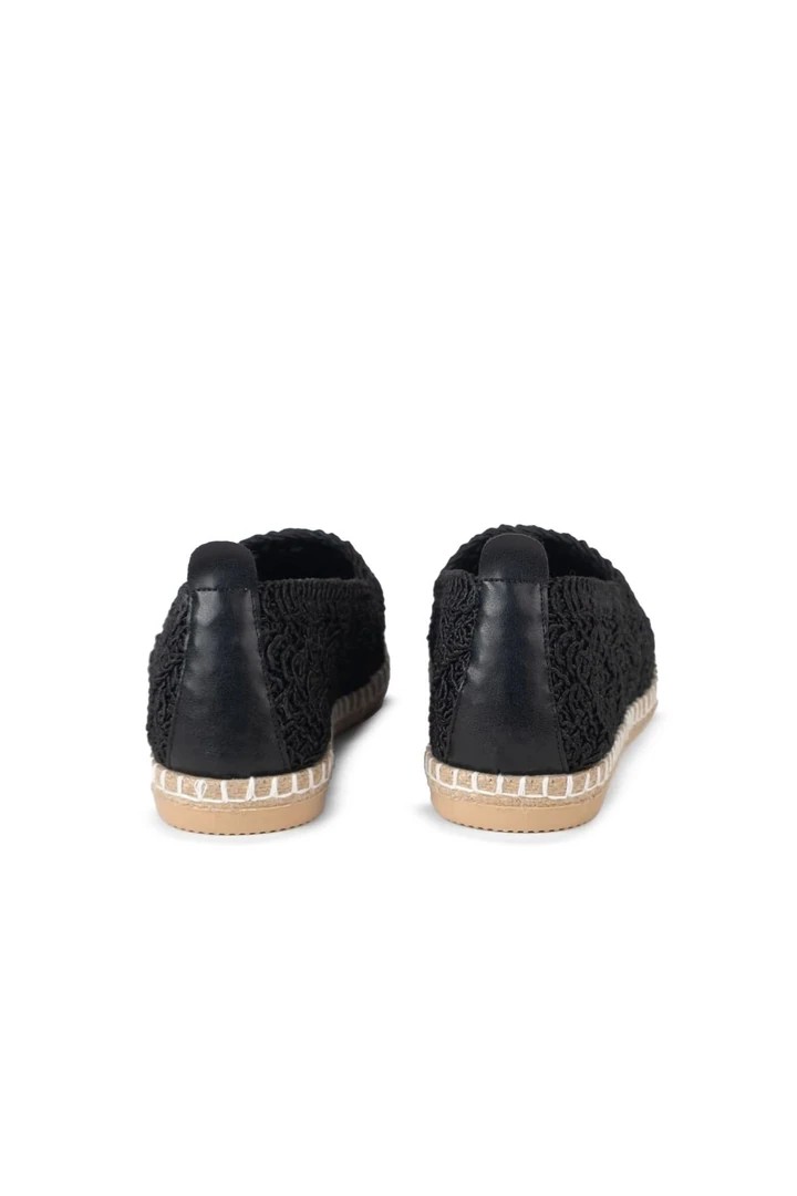 Mayfair Siyah Dantel Detaylı Espadril