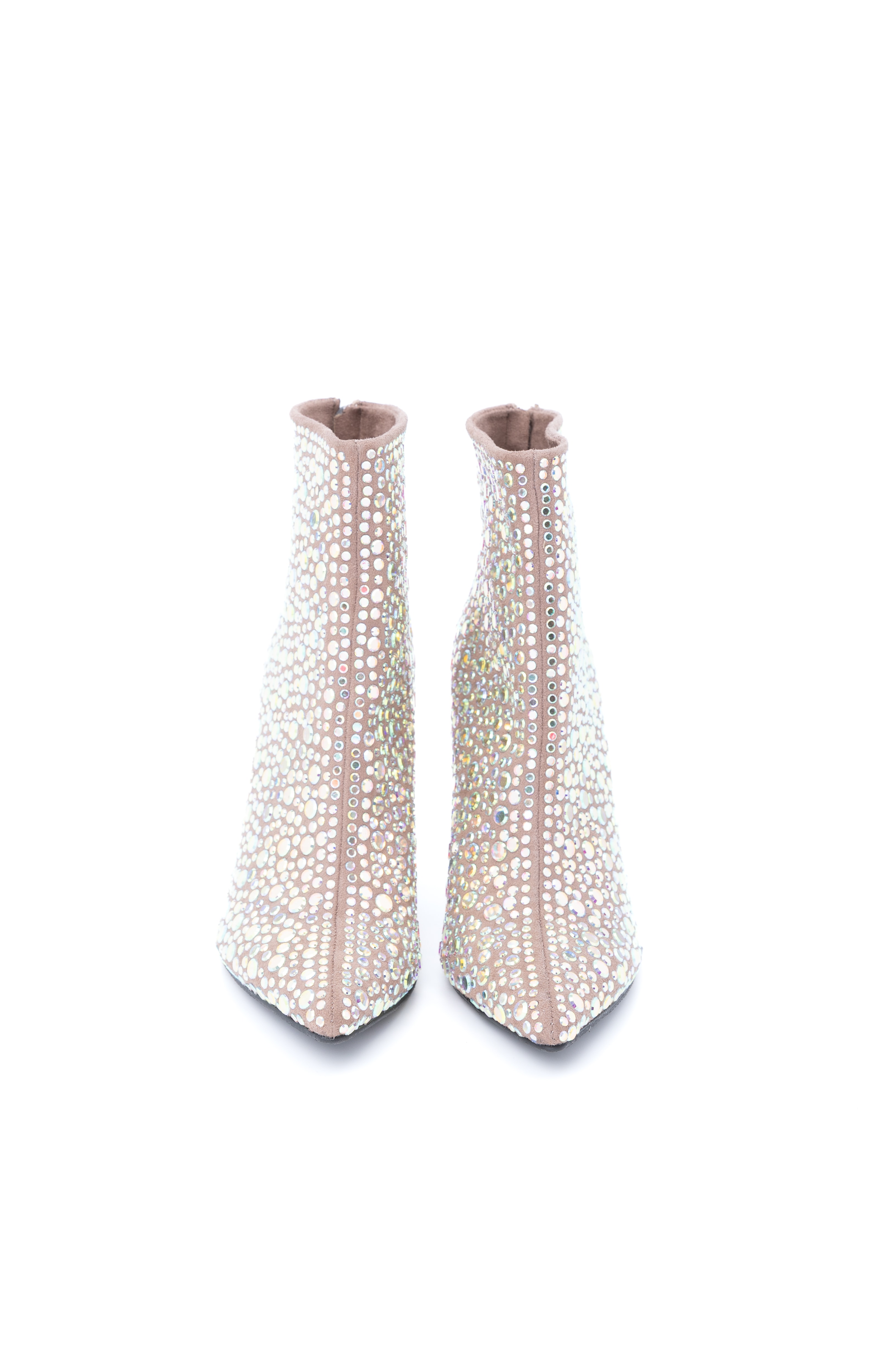 Sorella Taş Detaylı Topuklu Kısa Çizme