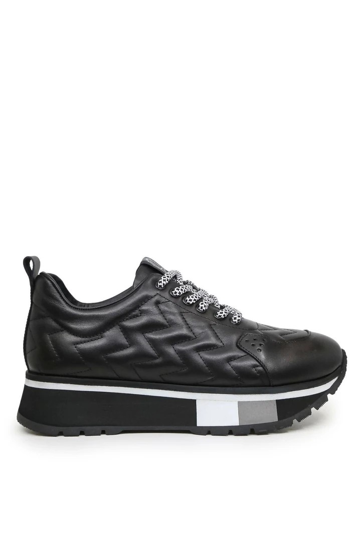 Monza Hakiki Deri Sneaker Siyah