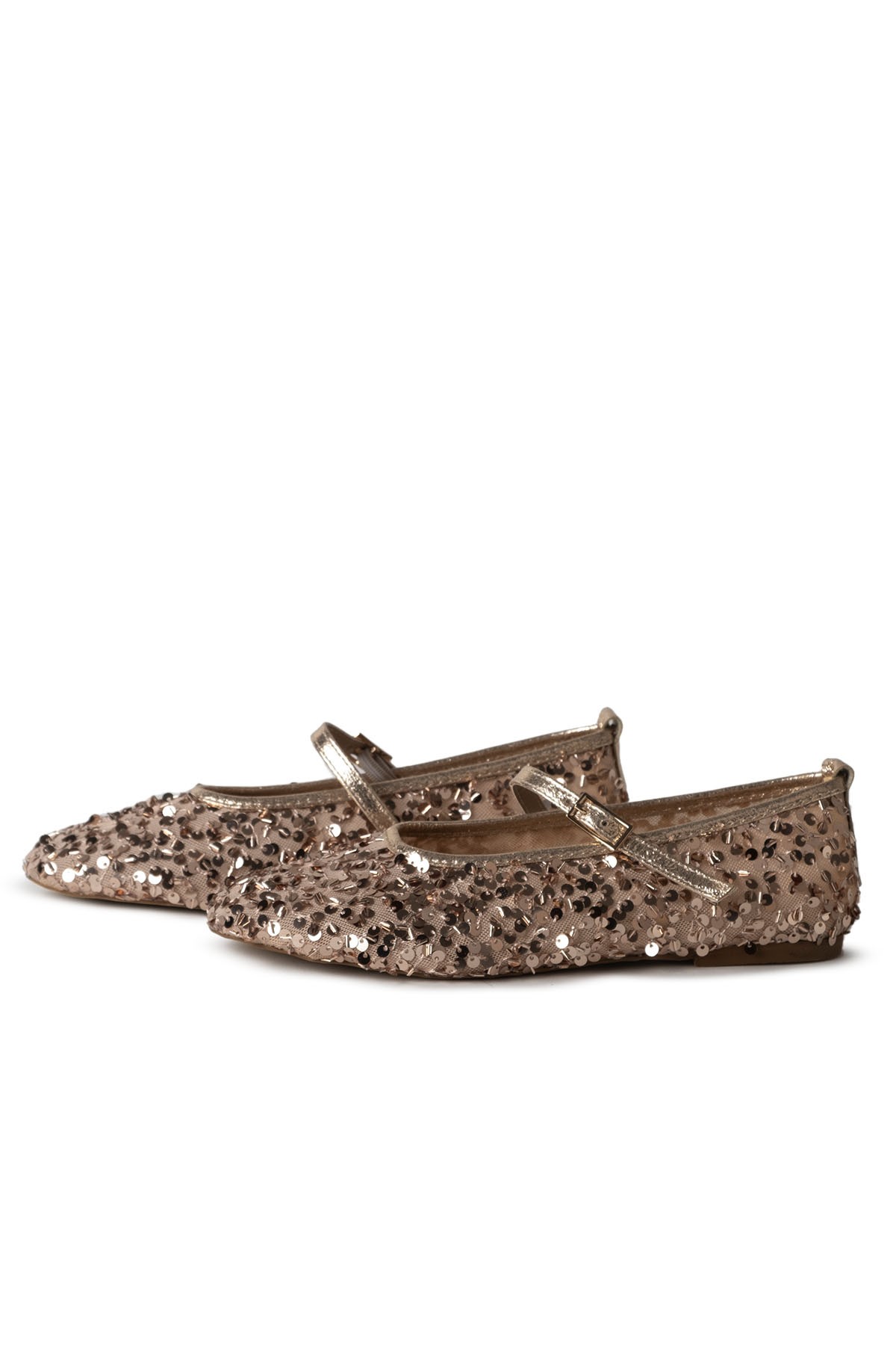 Rhoda Bronz Payetli  Babet