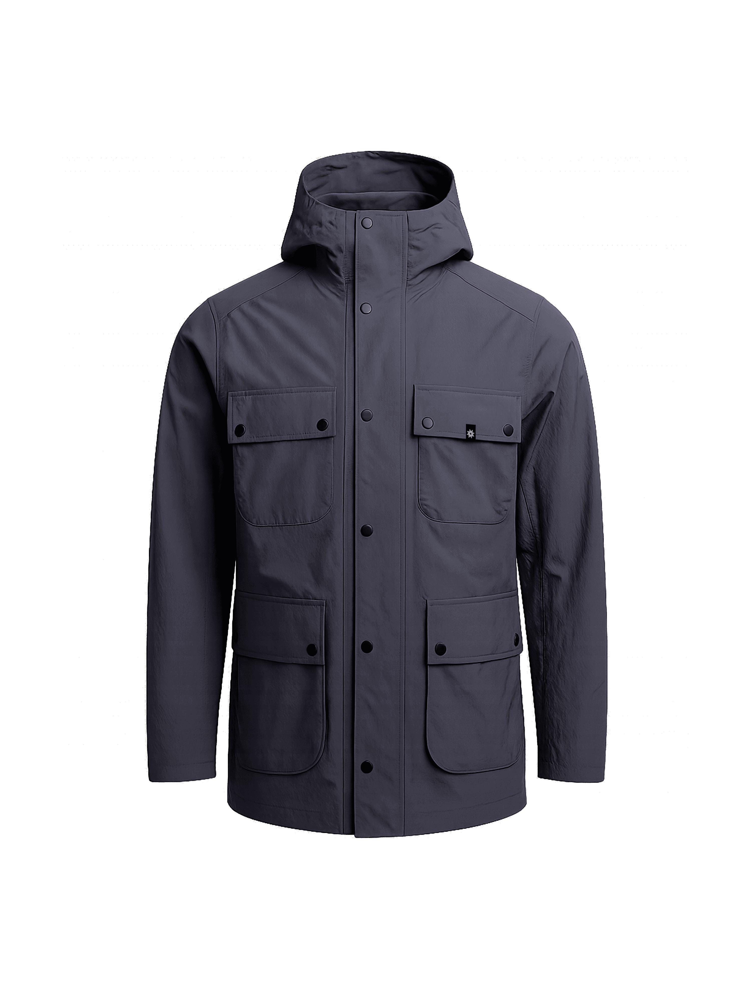 MOTO WINDBREAKER JACKET - NAVY
