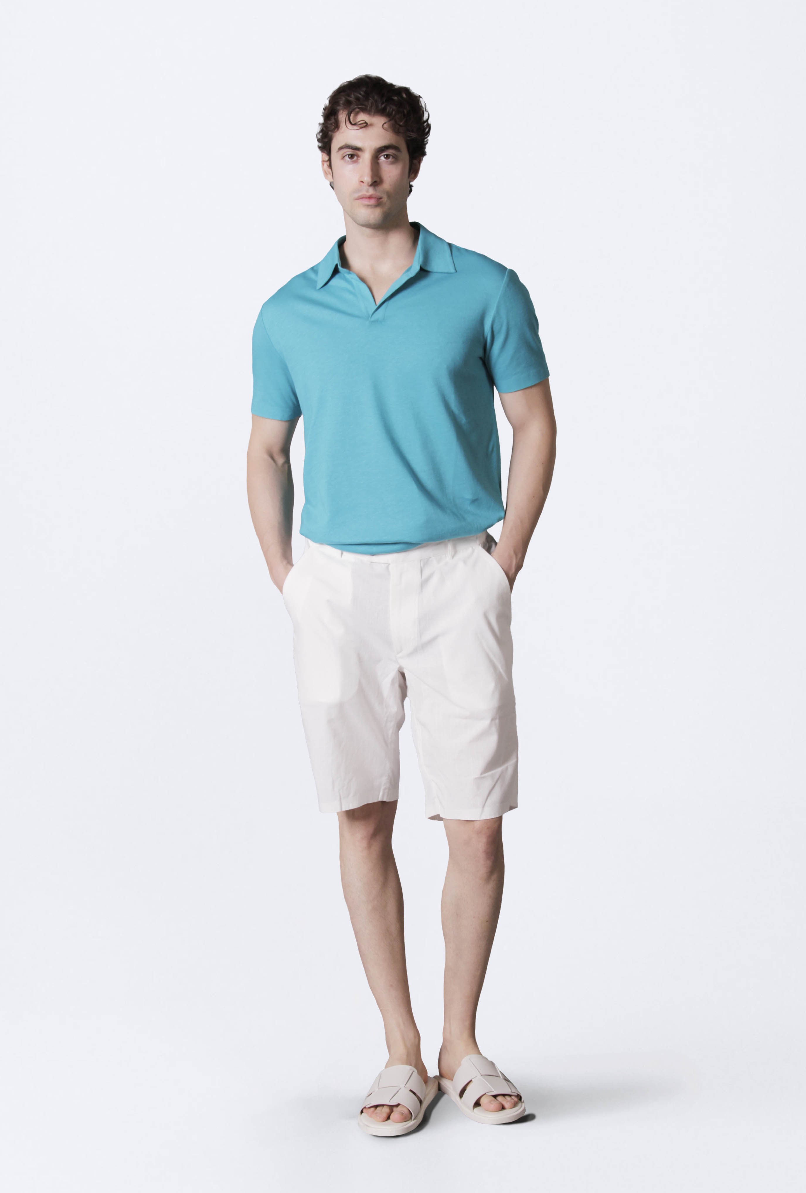 PERFORMANCE LINEN SHORT