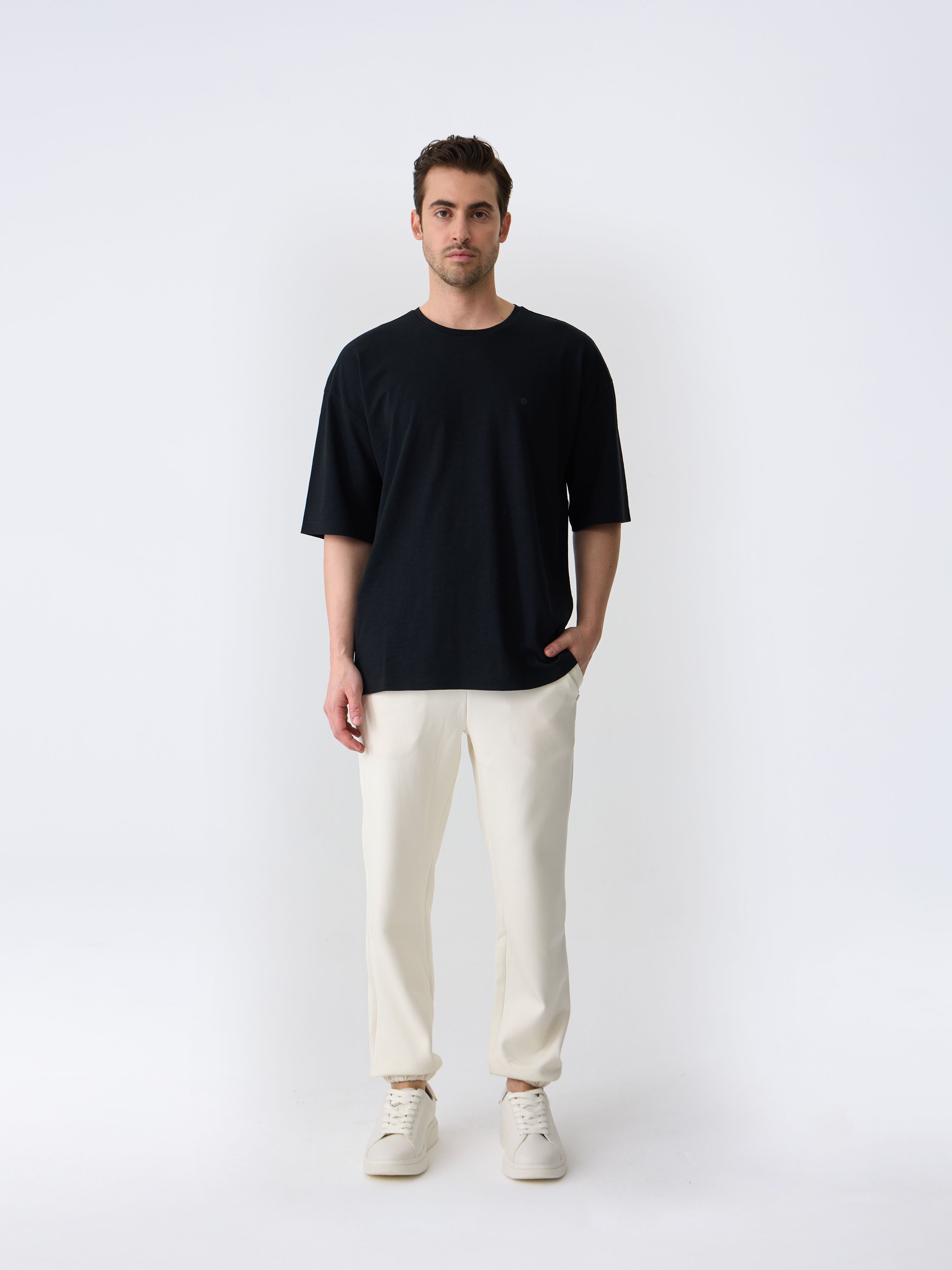 AUTHENTIC SLUB JERSEY TEE - NERO BLACK