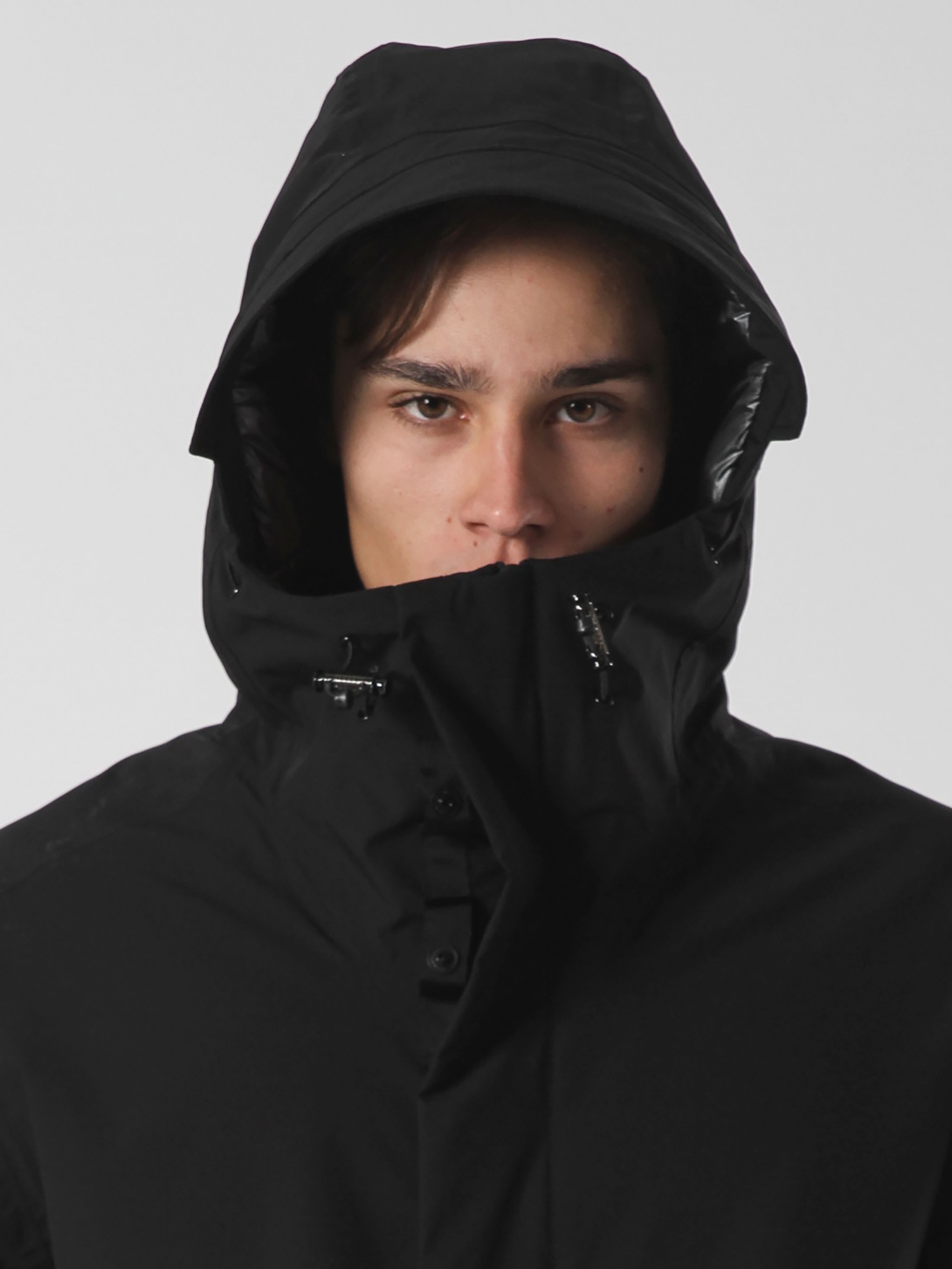 METRO COAT PARKA - BLACK ONYX