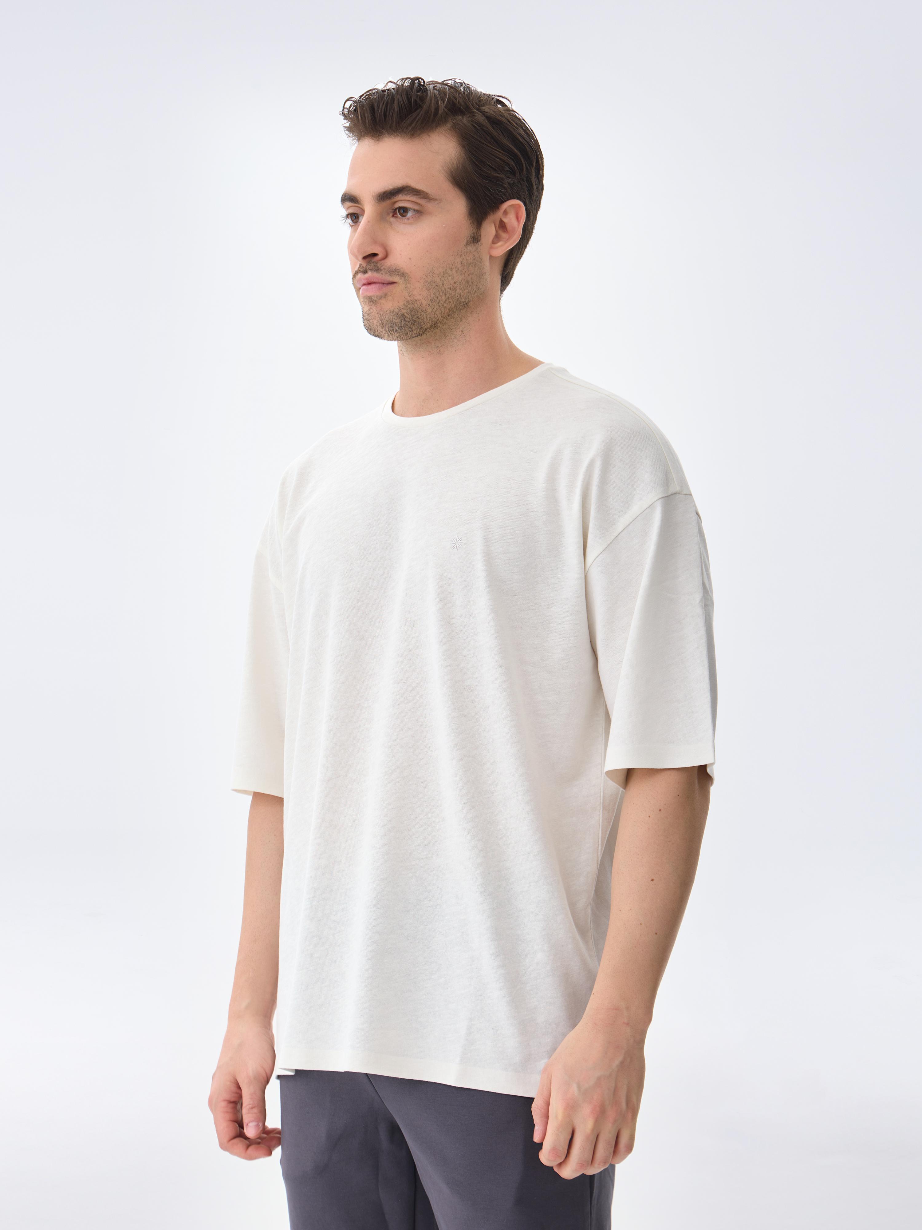 AUTHENTIC SLUB JERSEY TEE - SUBTLE WHITE