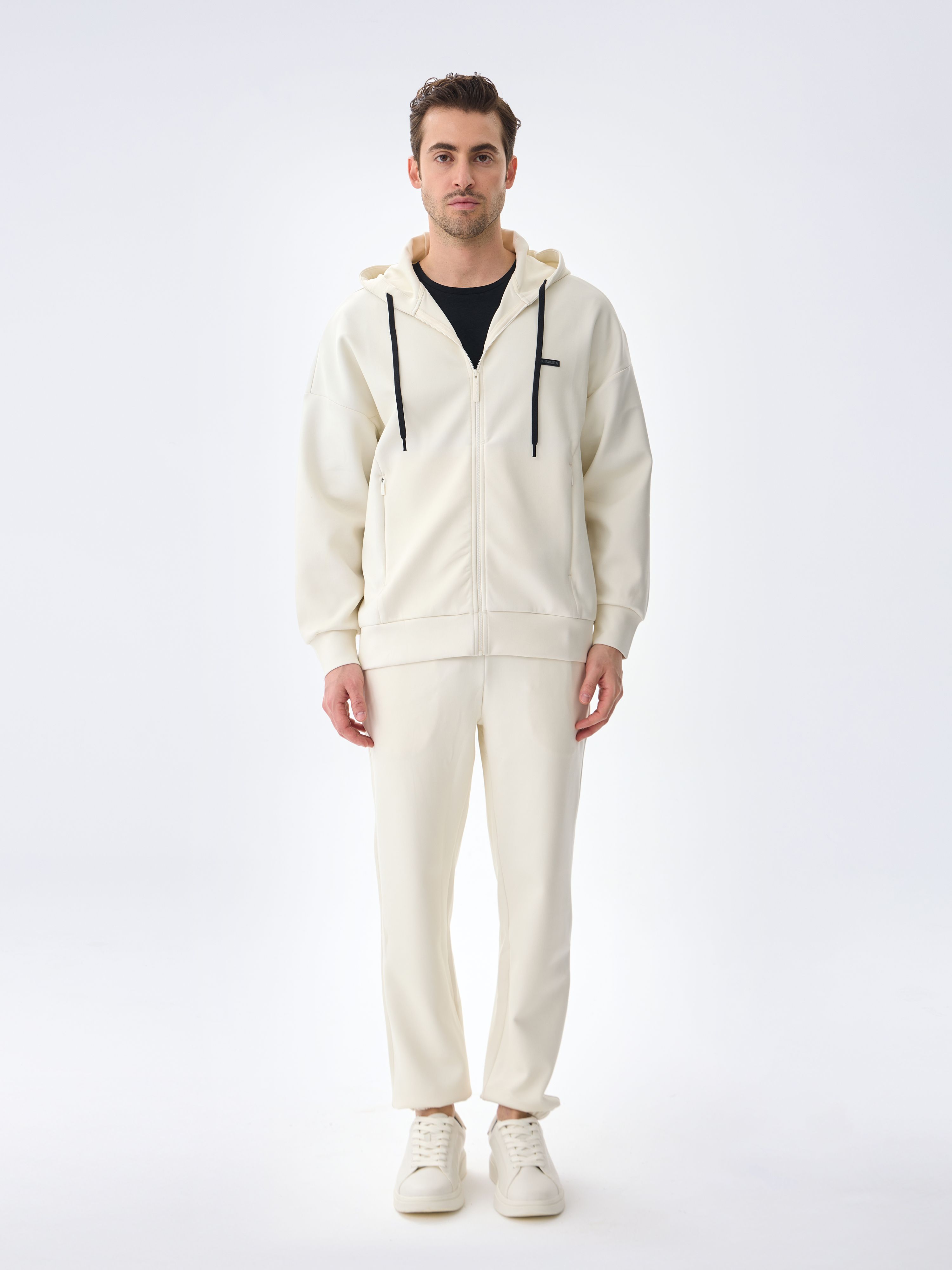 GIZA COTTON SWEAT - WHITE