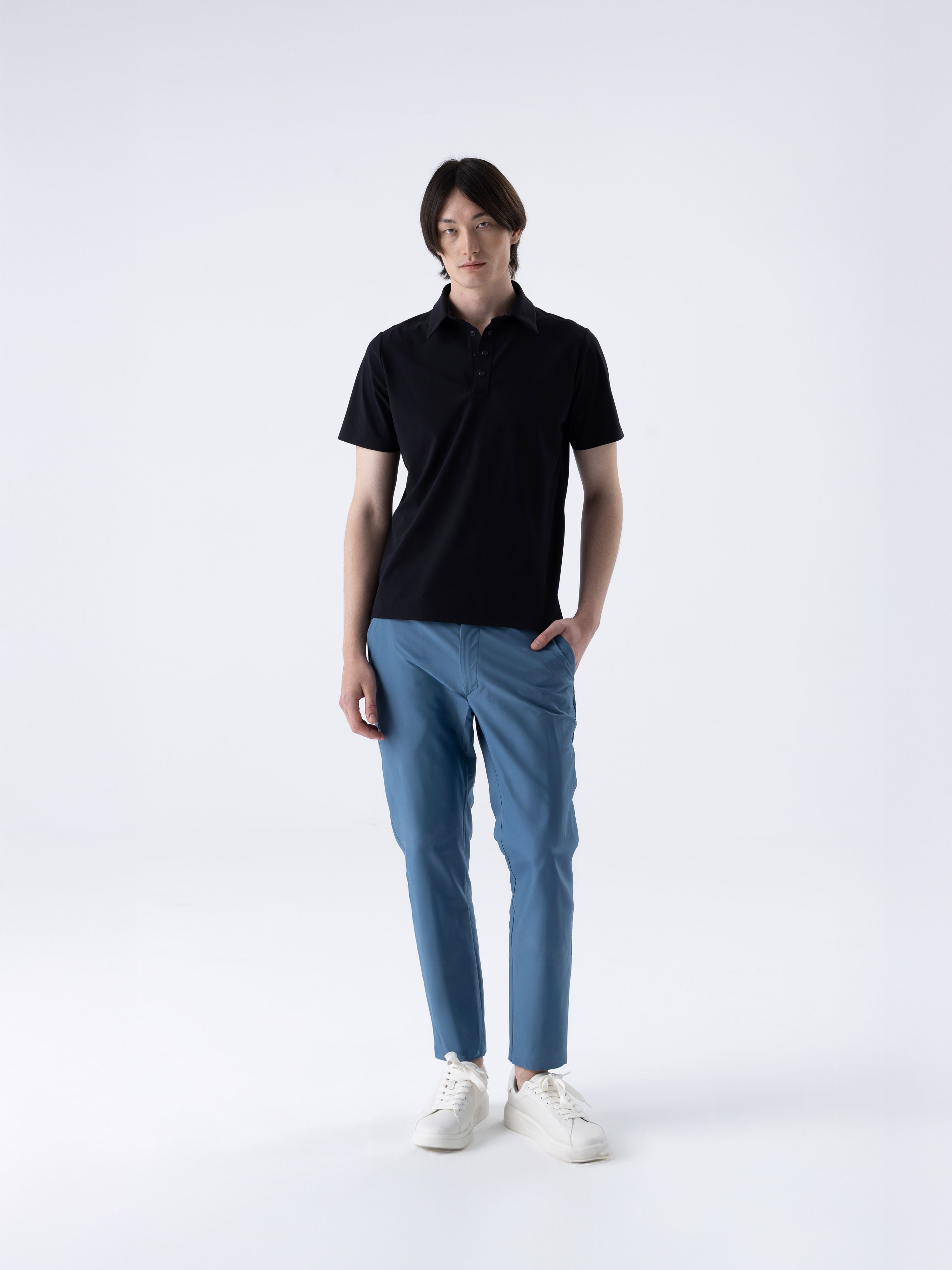 COMFORT POLO PIQUE - Siyah Oniyx