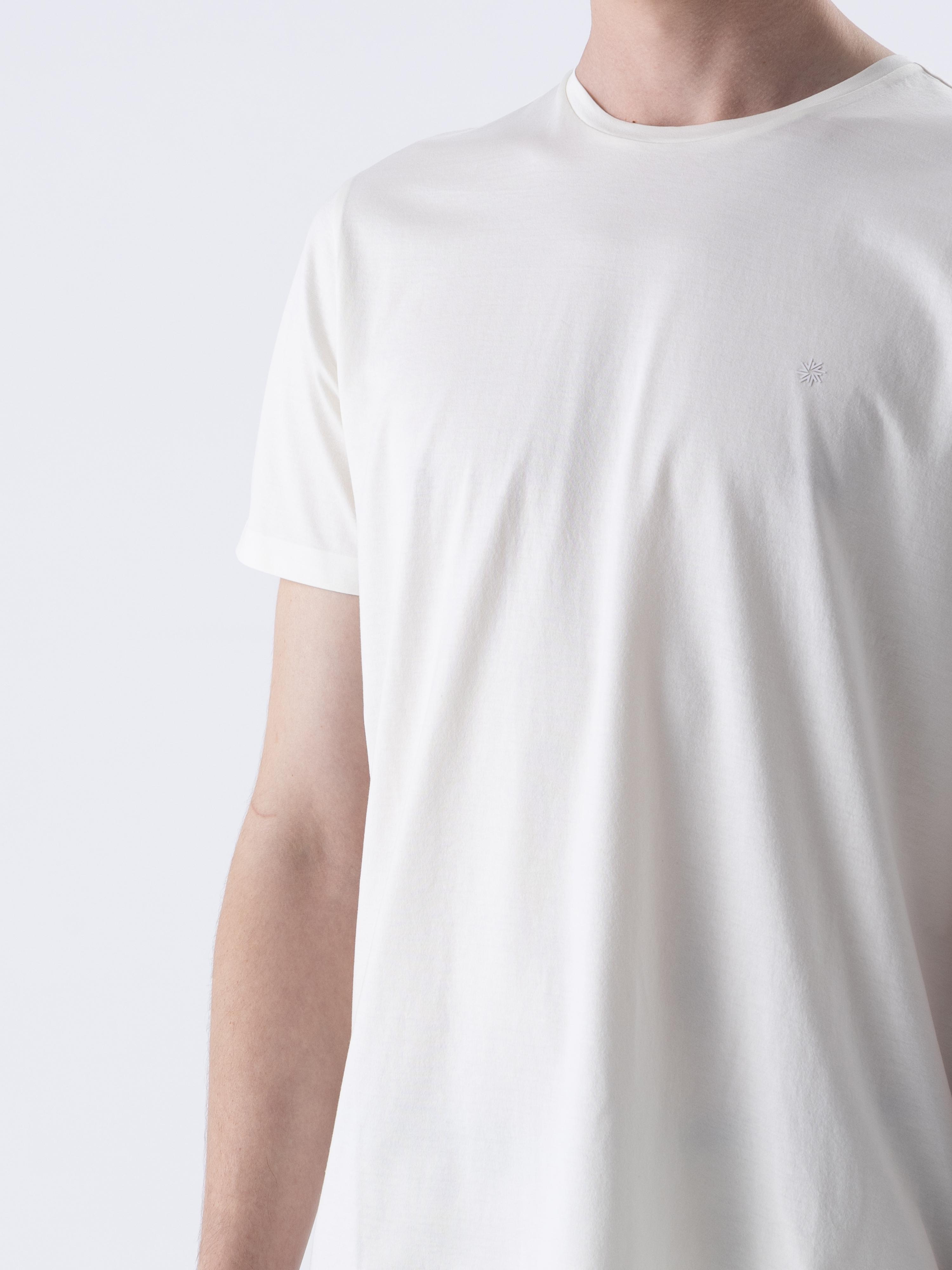 SUPER FINE MERCERIZED TSHIRT - WHITE