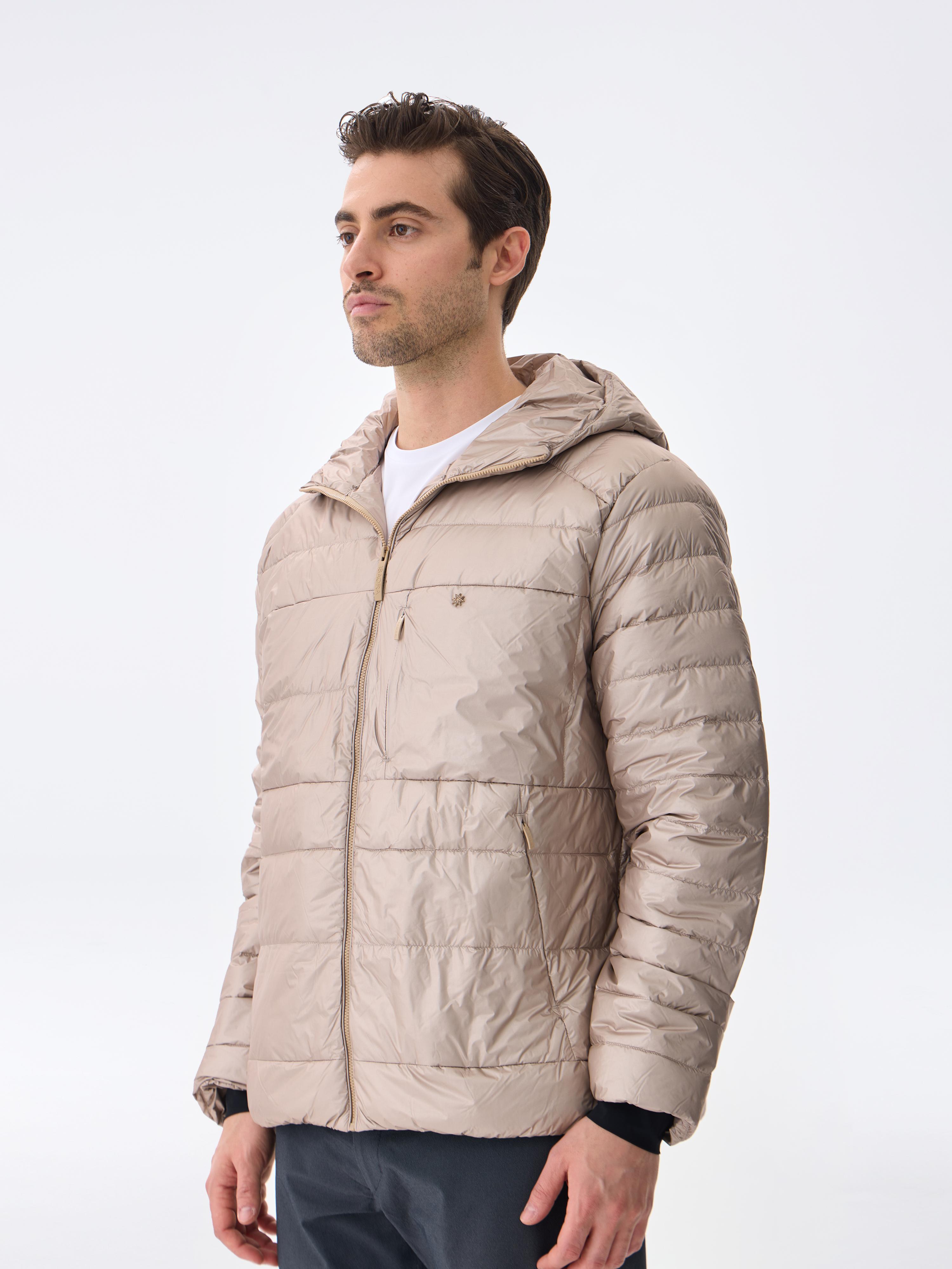 HOODED BOLD DOWN JACKET