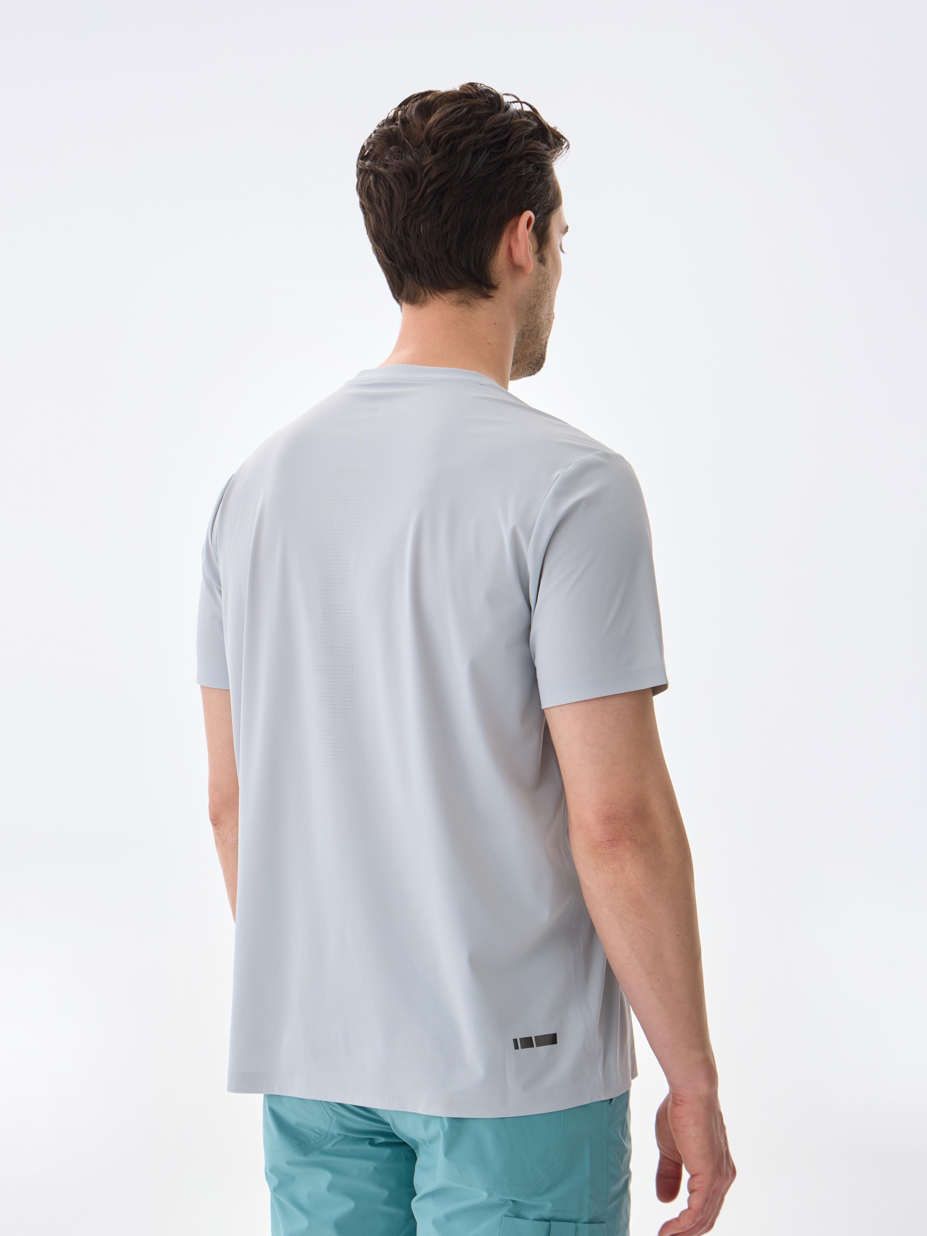 SUPER CREW KISA KOLLU TİŞÖRT - LIGHT GREY