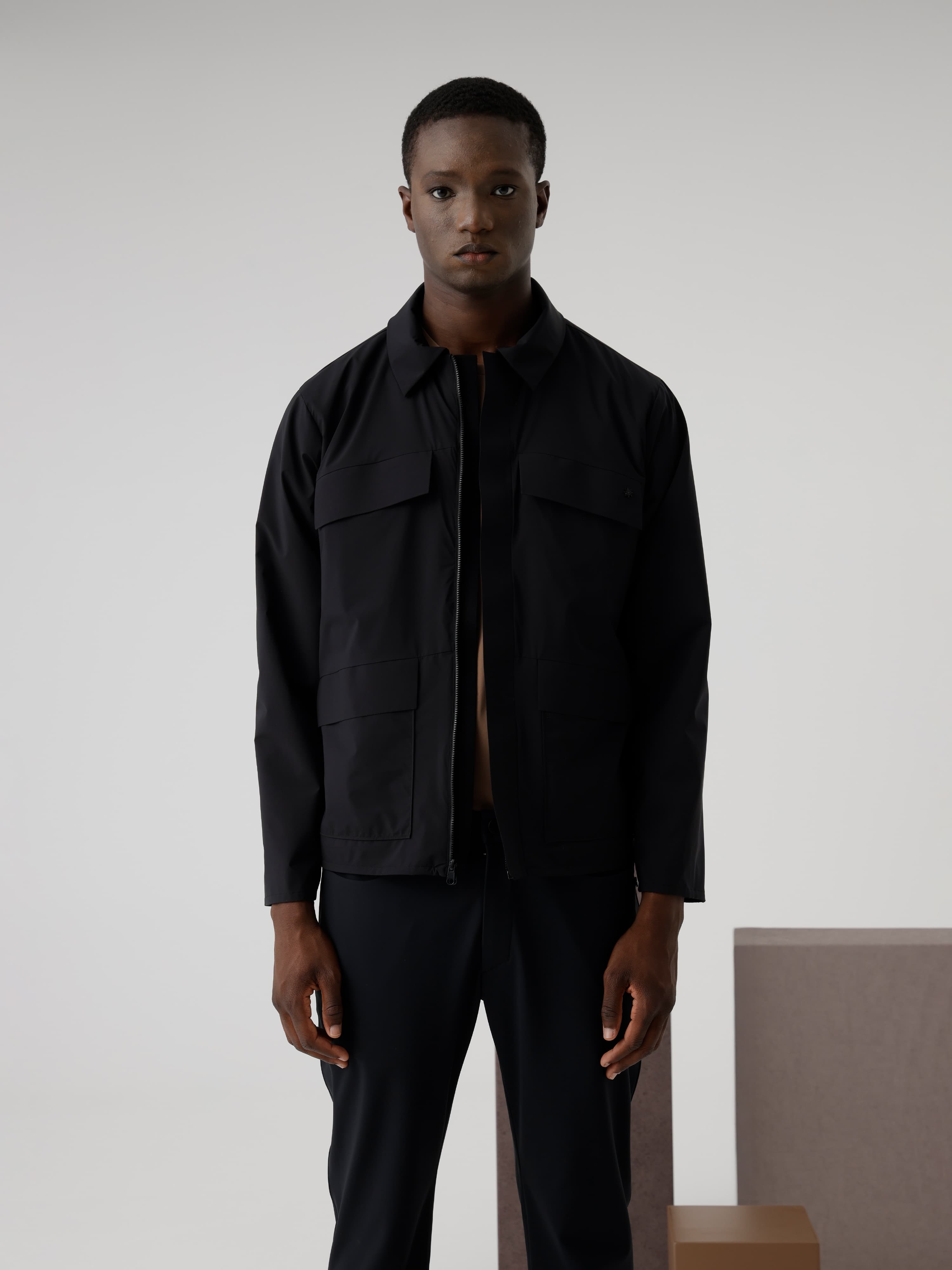 TECHNICAL ALPACA JACKET