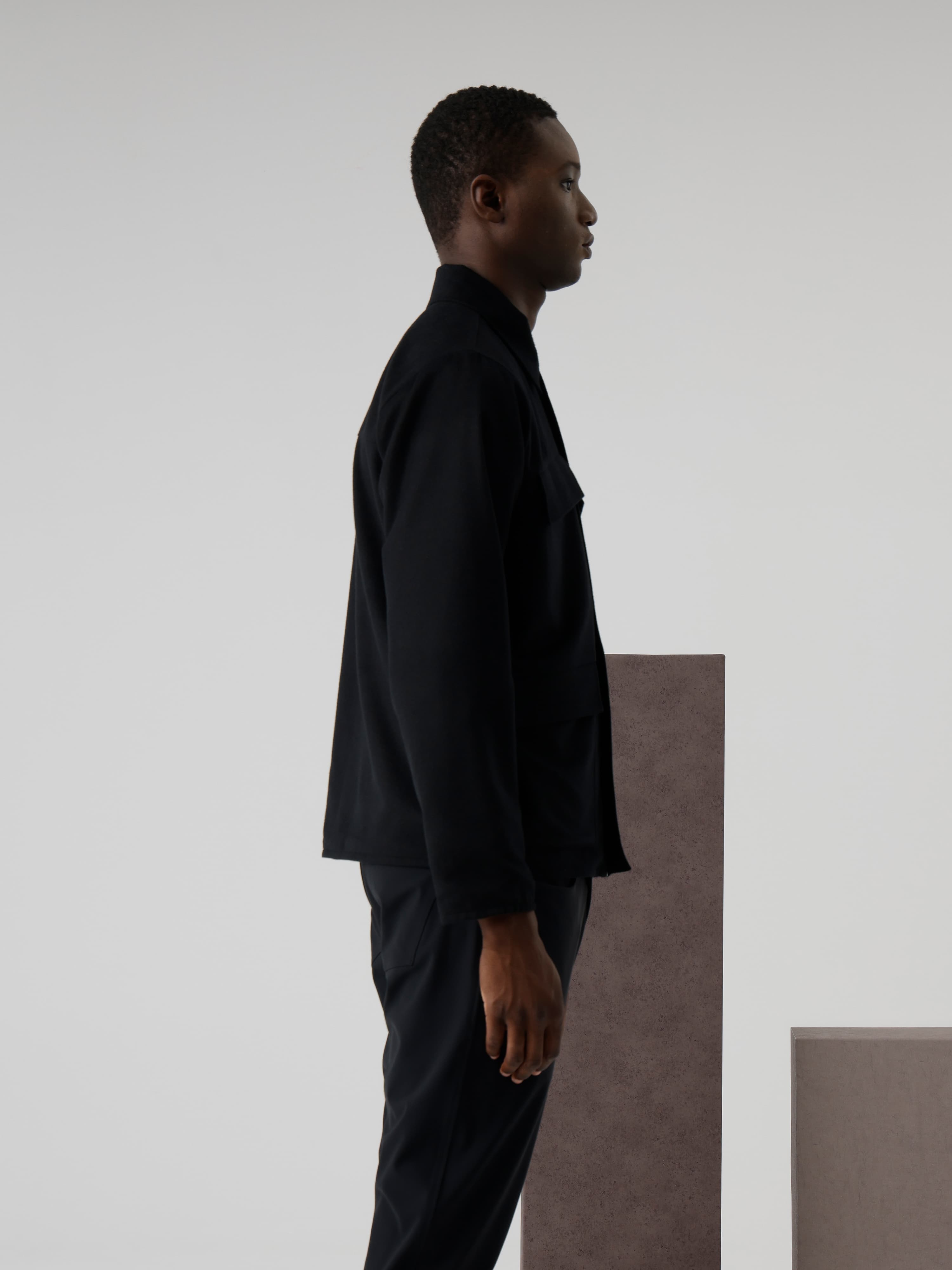 TECHNICAL ALPACA JACKET