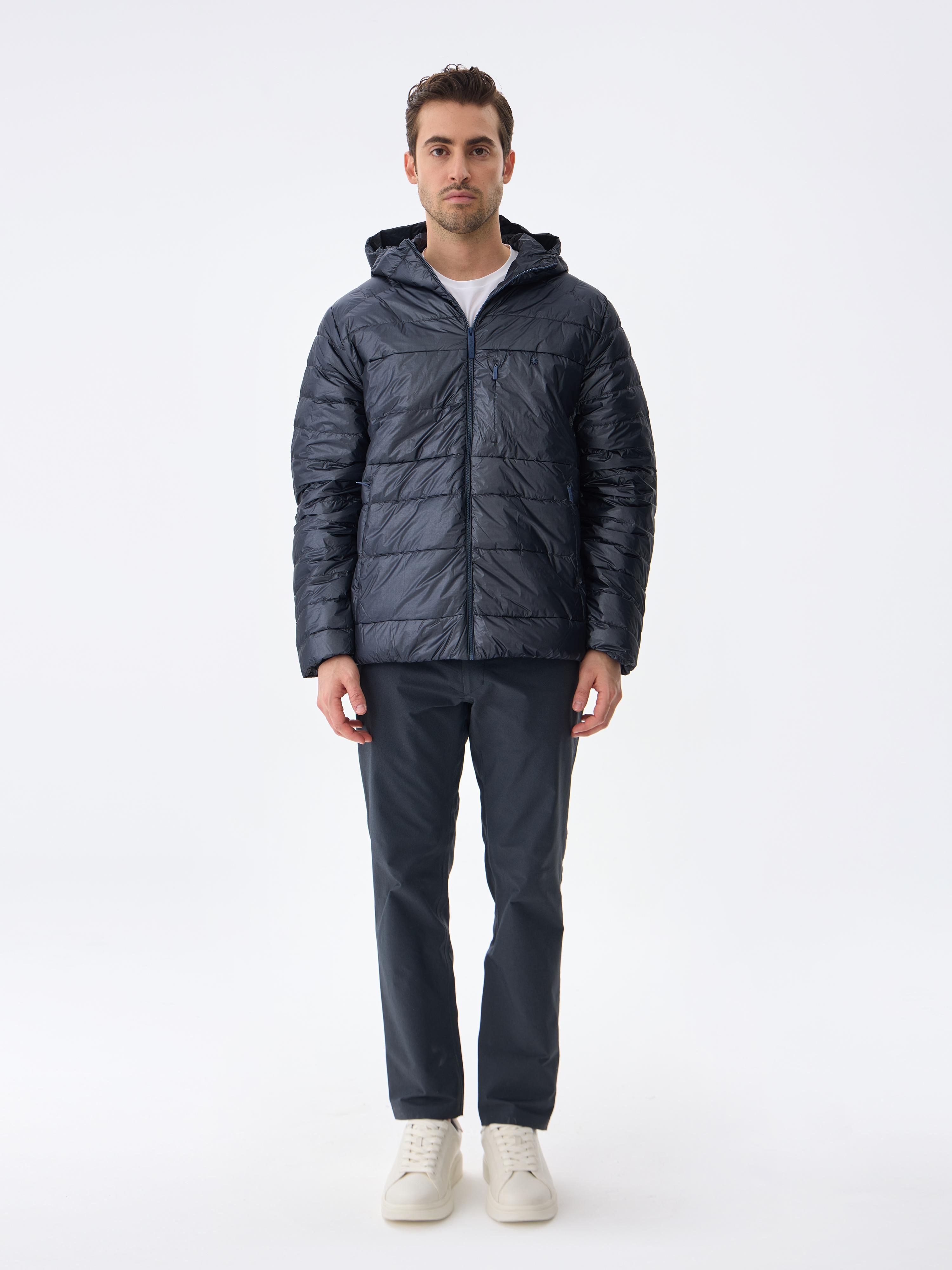 HOODED BOLD DOWN JACKET