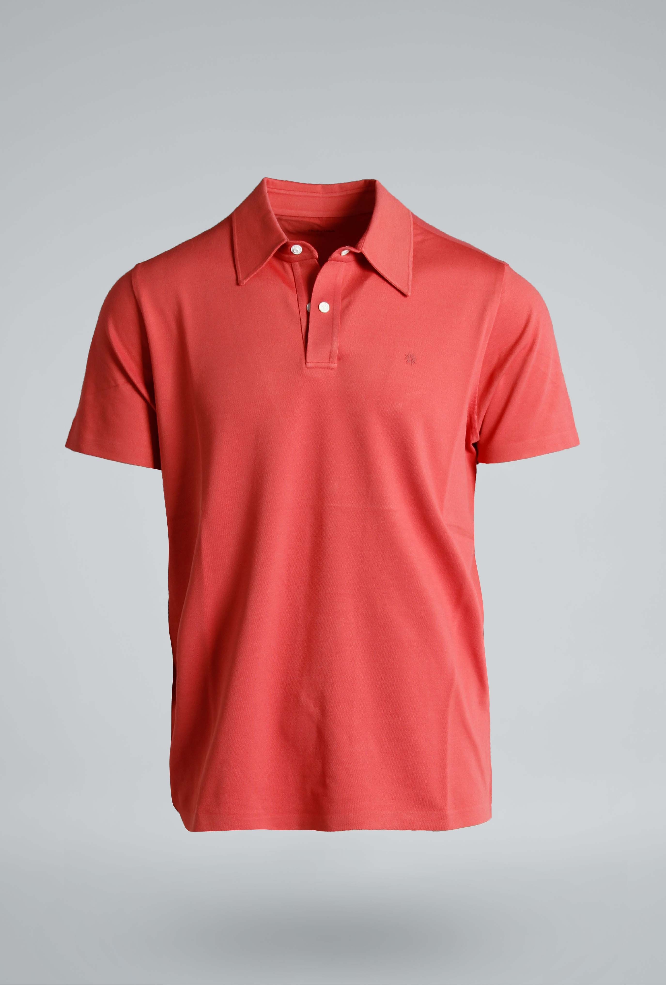 ALL DAY POLO - POWDER RED