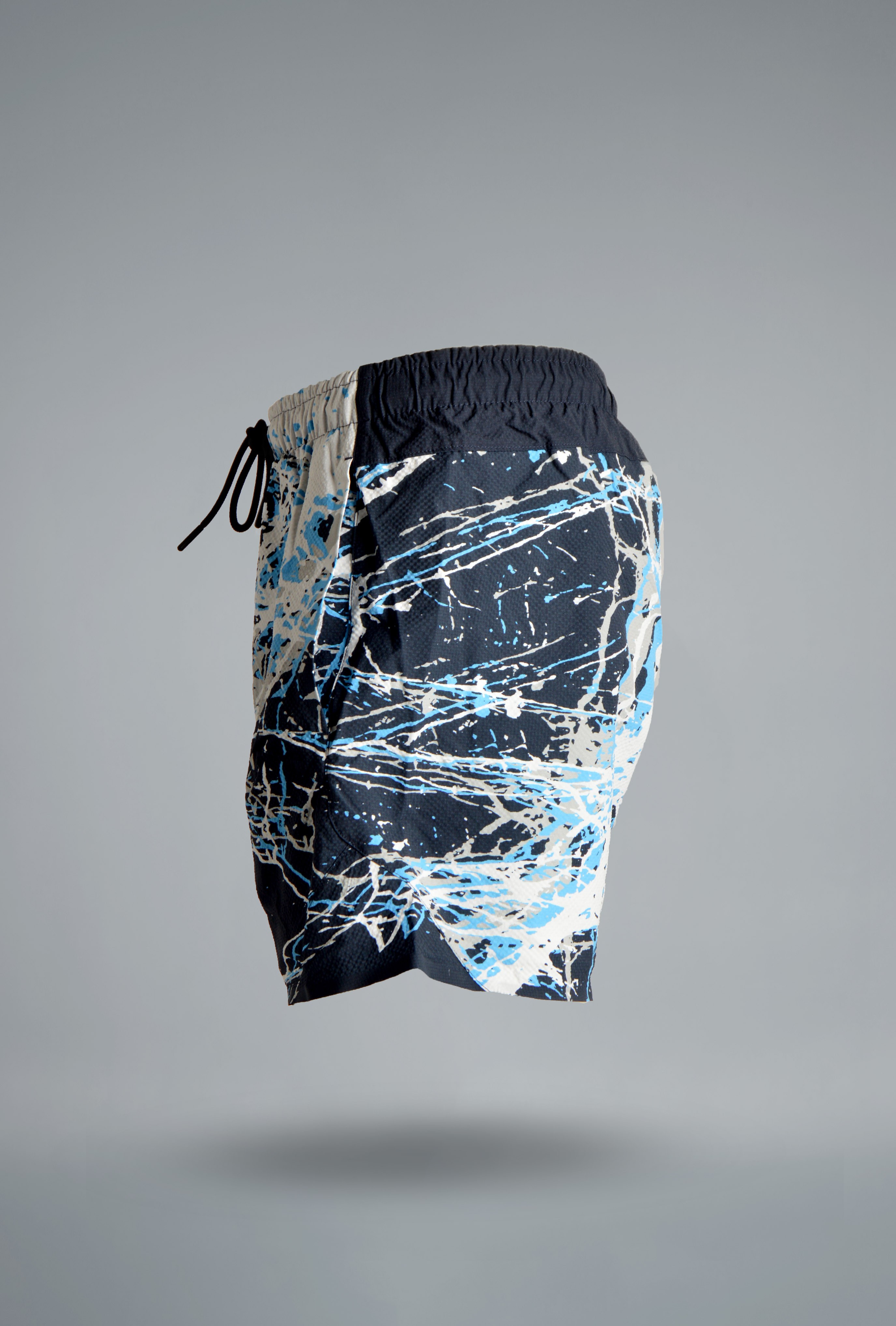 MARBLE PRINT SWIM TRUNK 