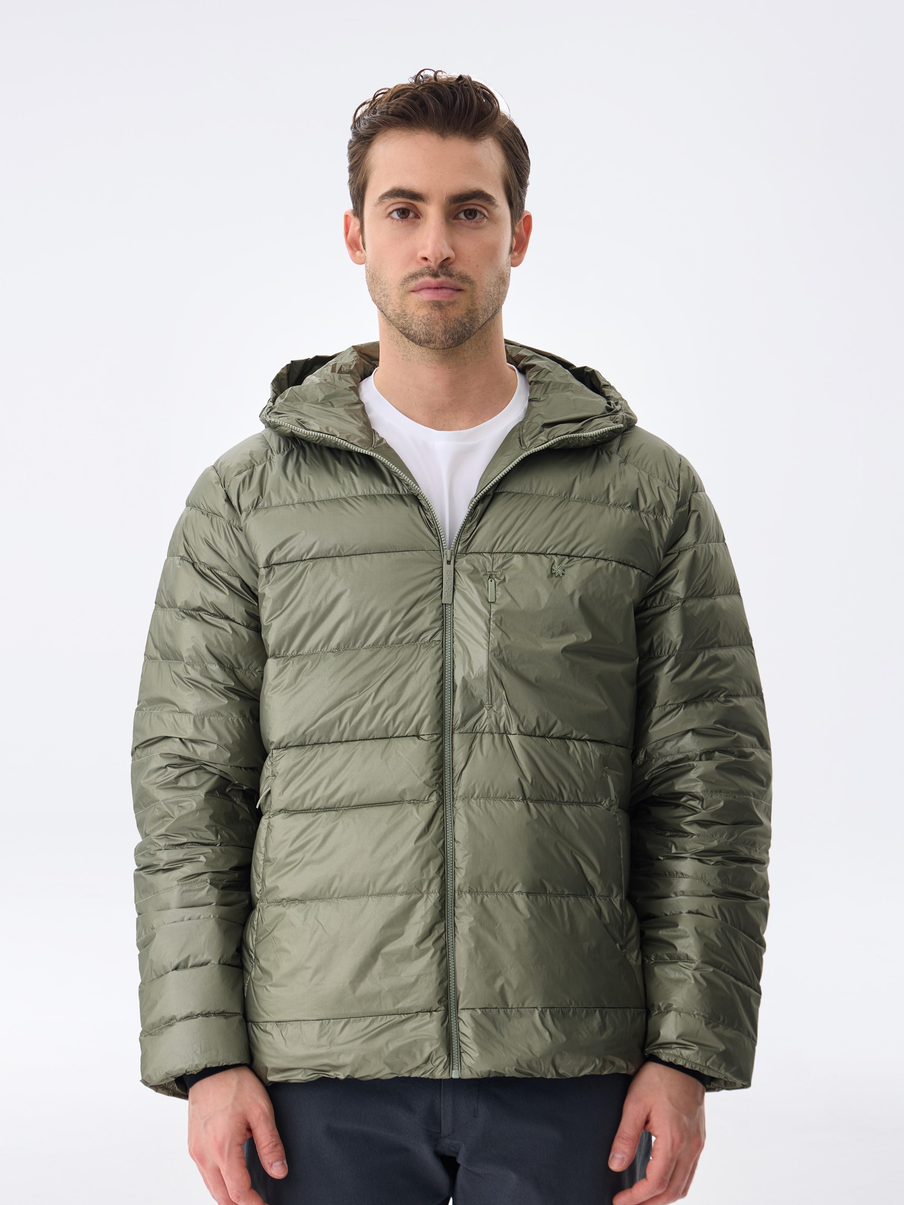 HOODED BOLD DOWN JACKET