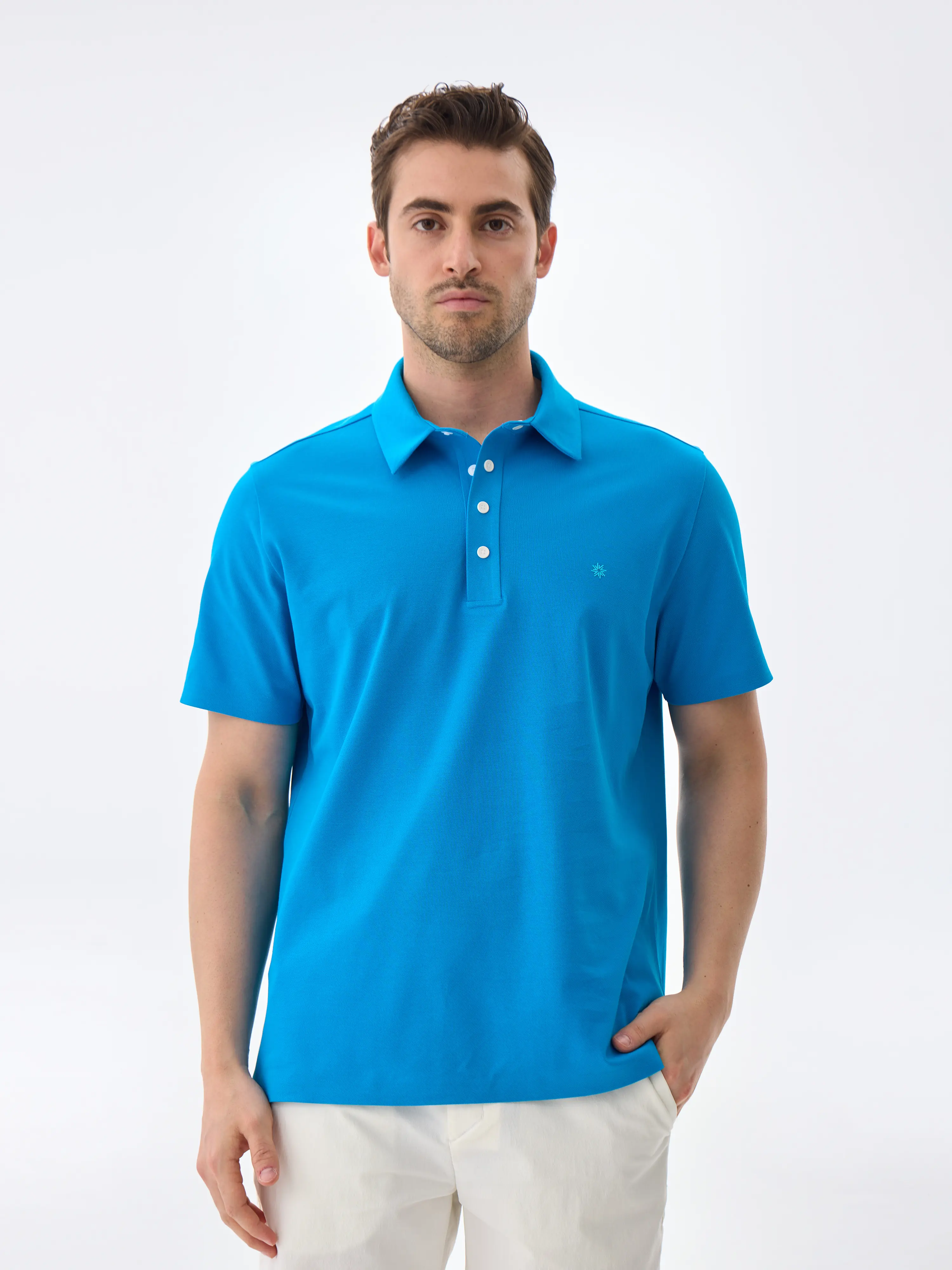 PIMA COMFORT POLO - BLUE