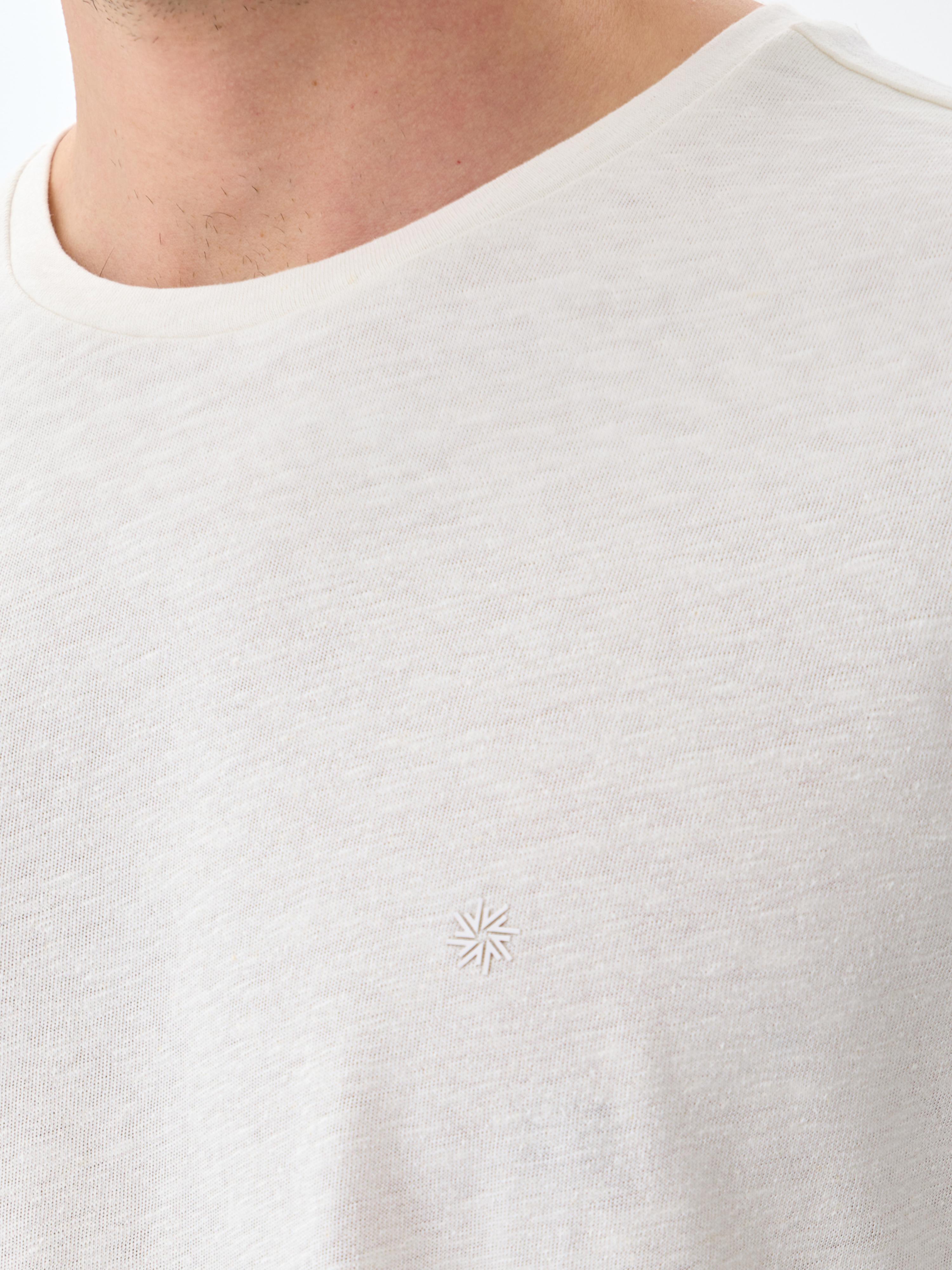 AUTHENTIC SLUB JERSEY TEE - SUBTLE WHITE
