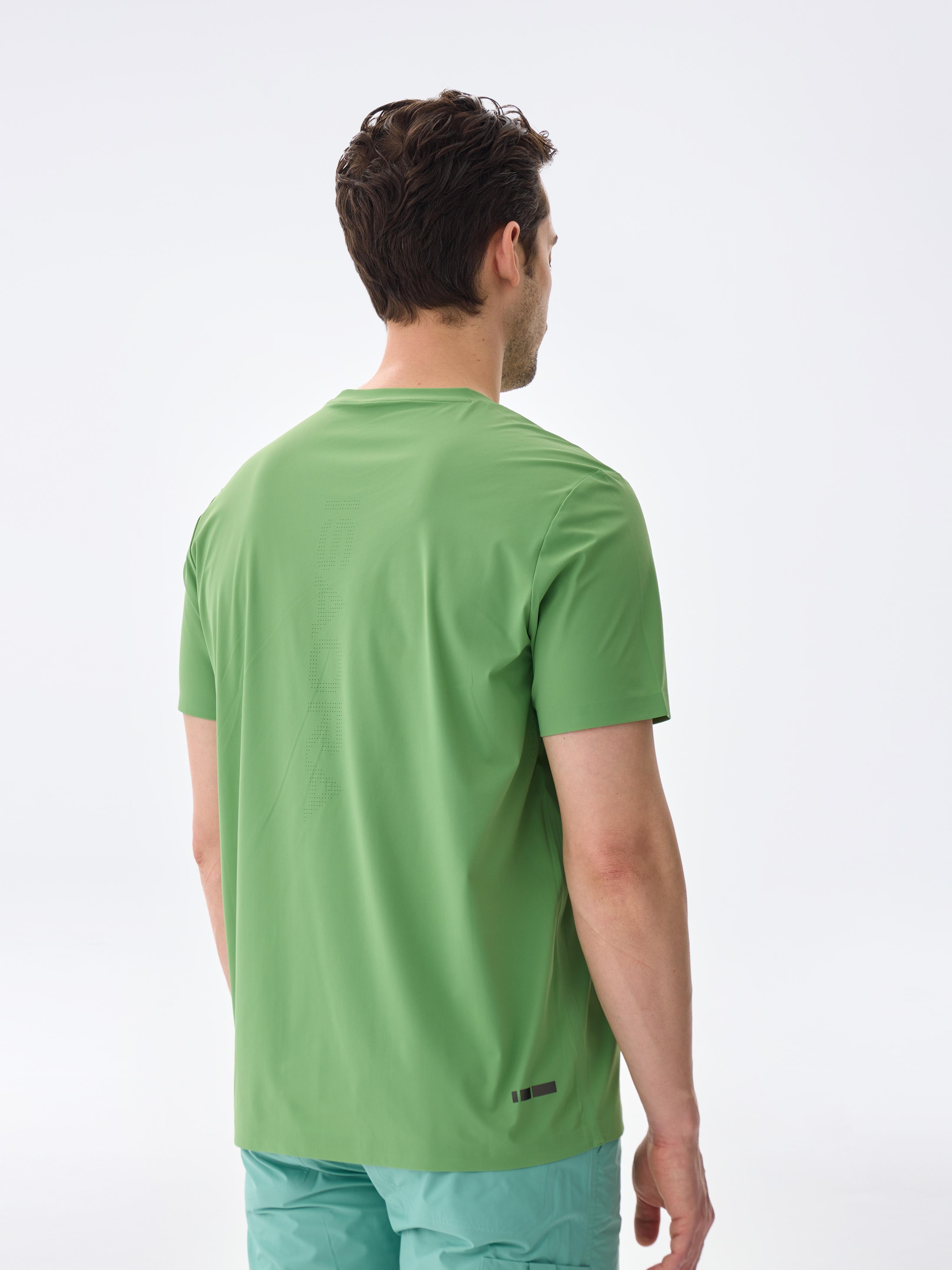 SUPER CREW KISA KOLLU TİŞÖRT - WATER GREEN