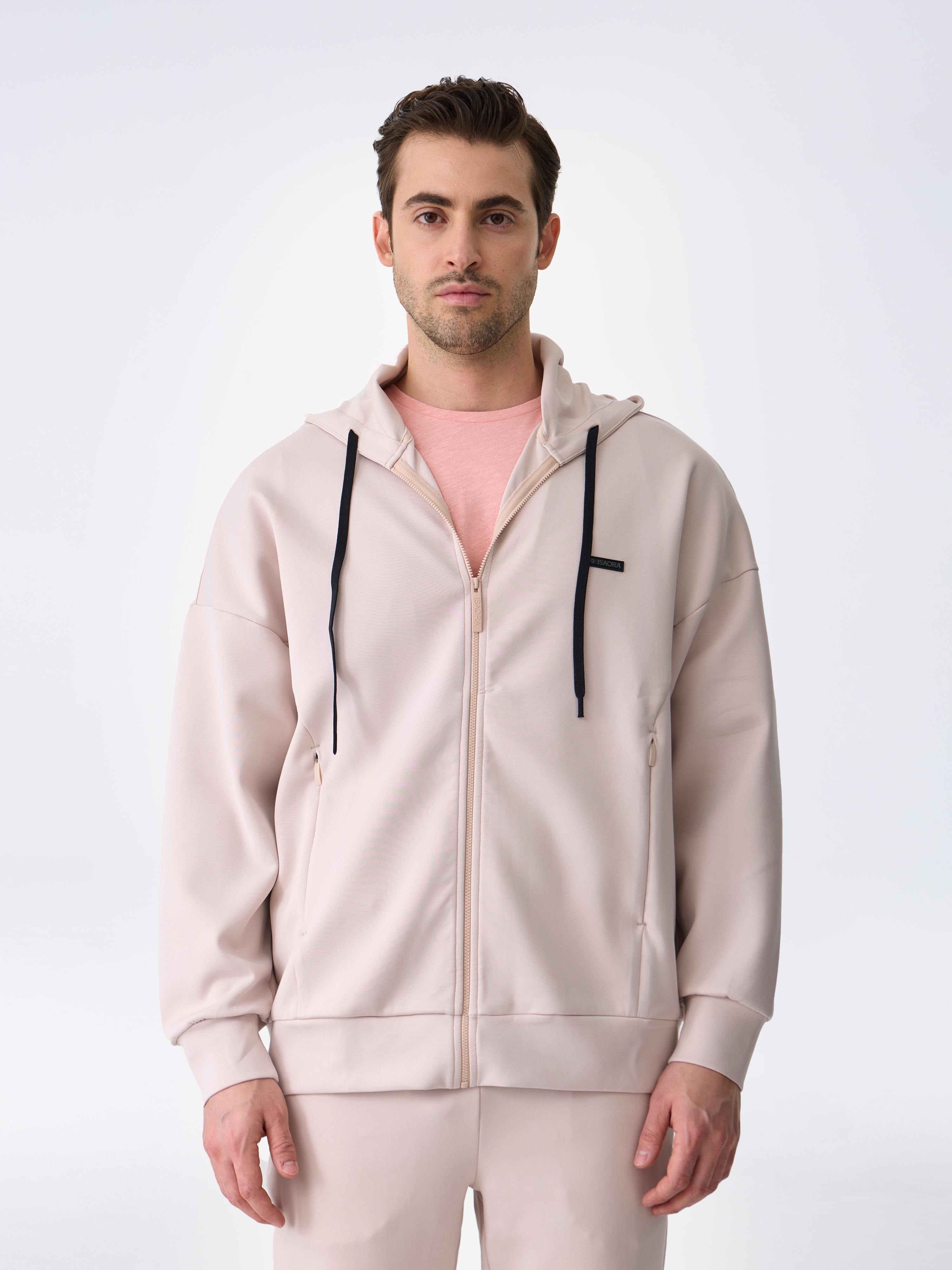 GIZA COTTON SWEAT - MOON ROCK