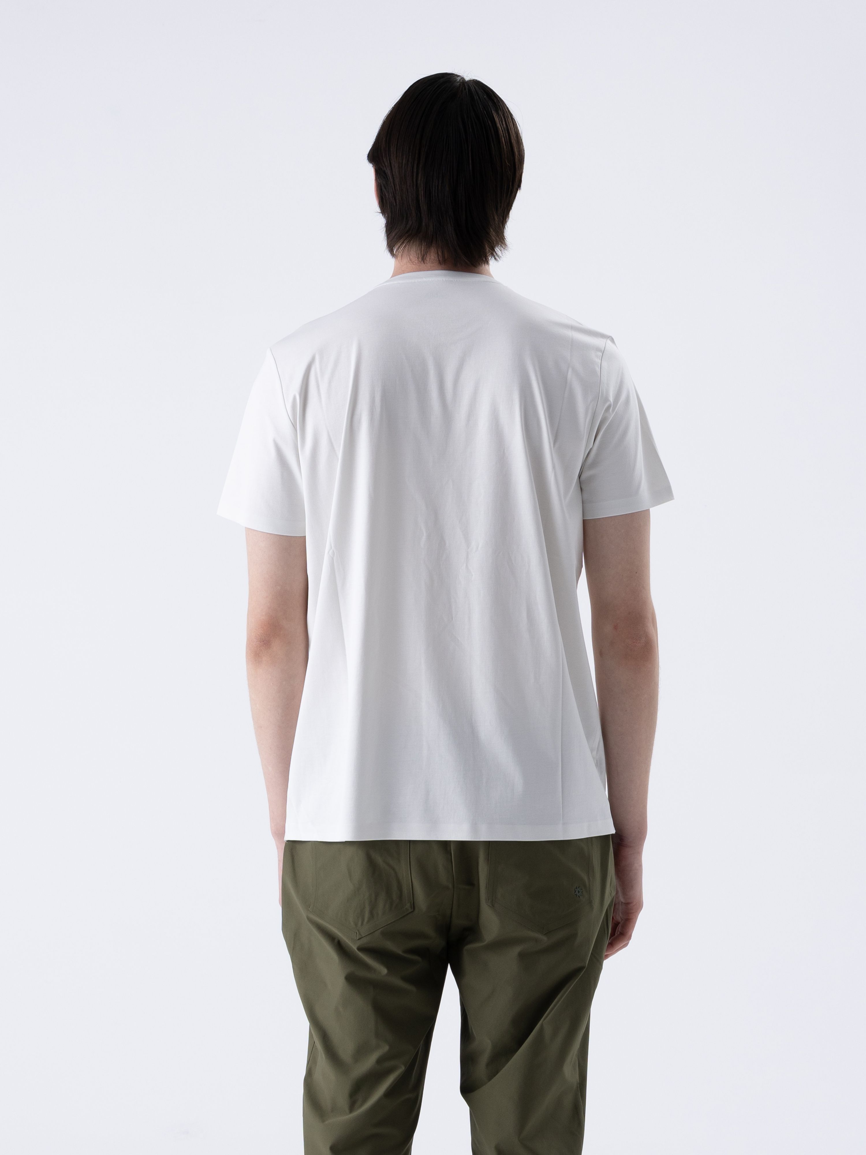 SUPER MERCERIZED SS TEE - WHITE
