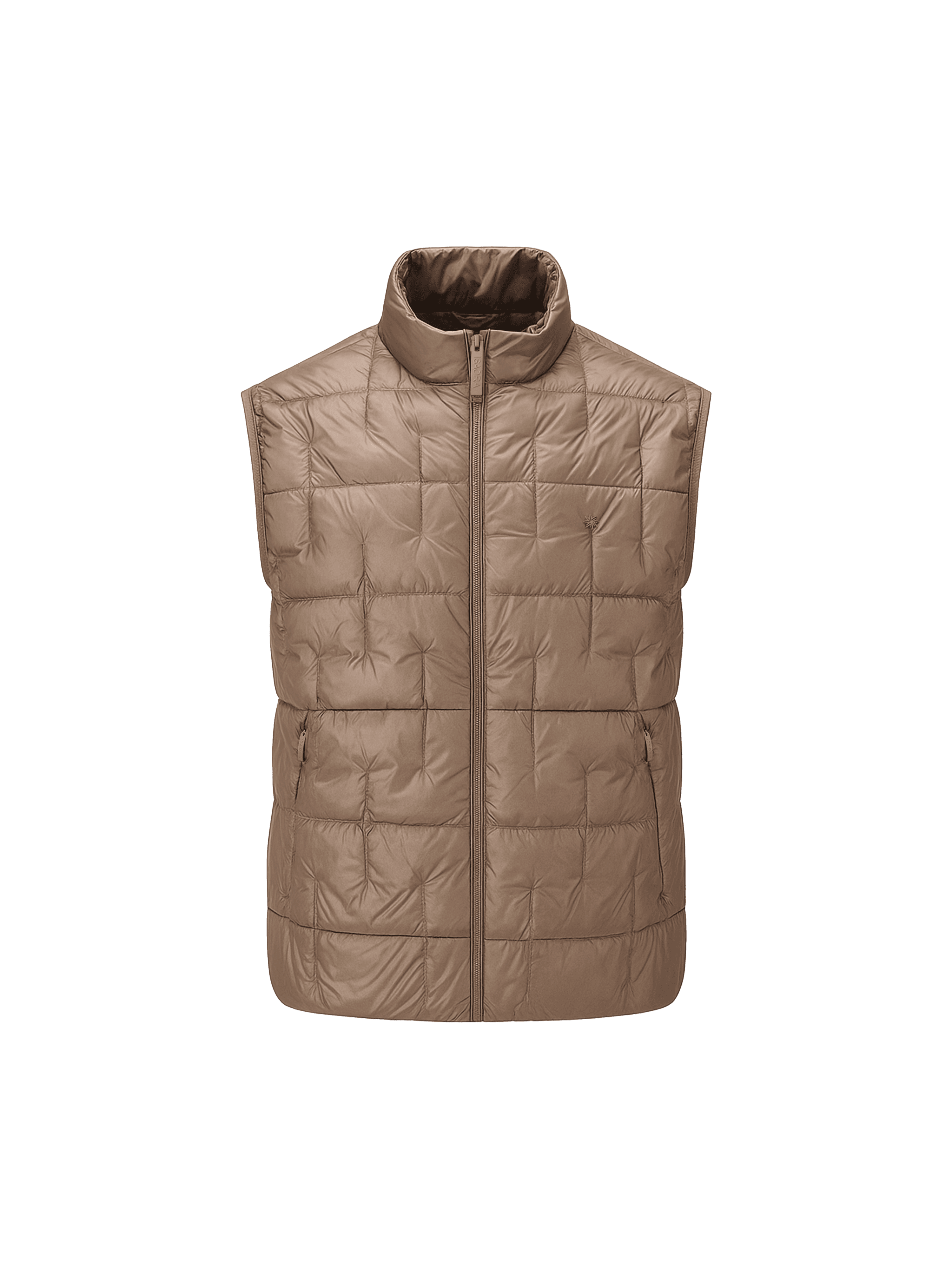 ULTRA LIGHT DOWN VEST - BROWN