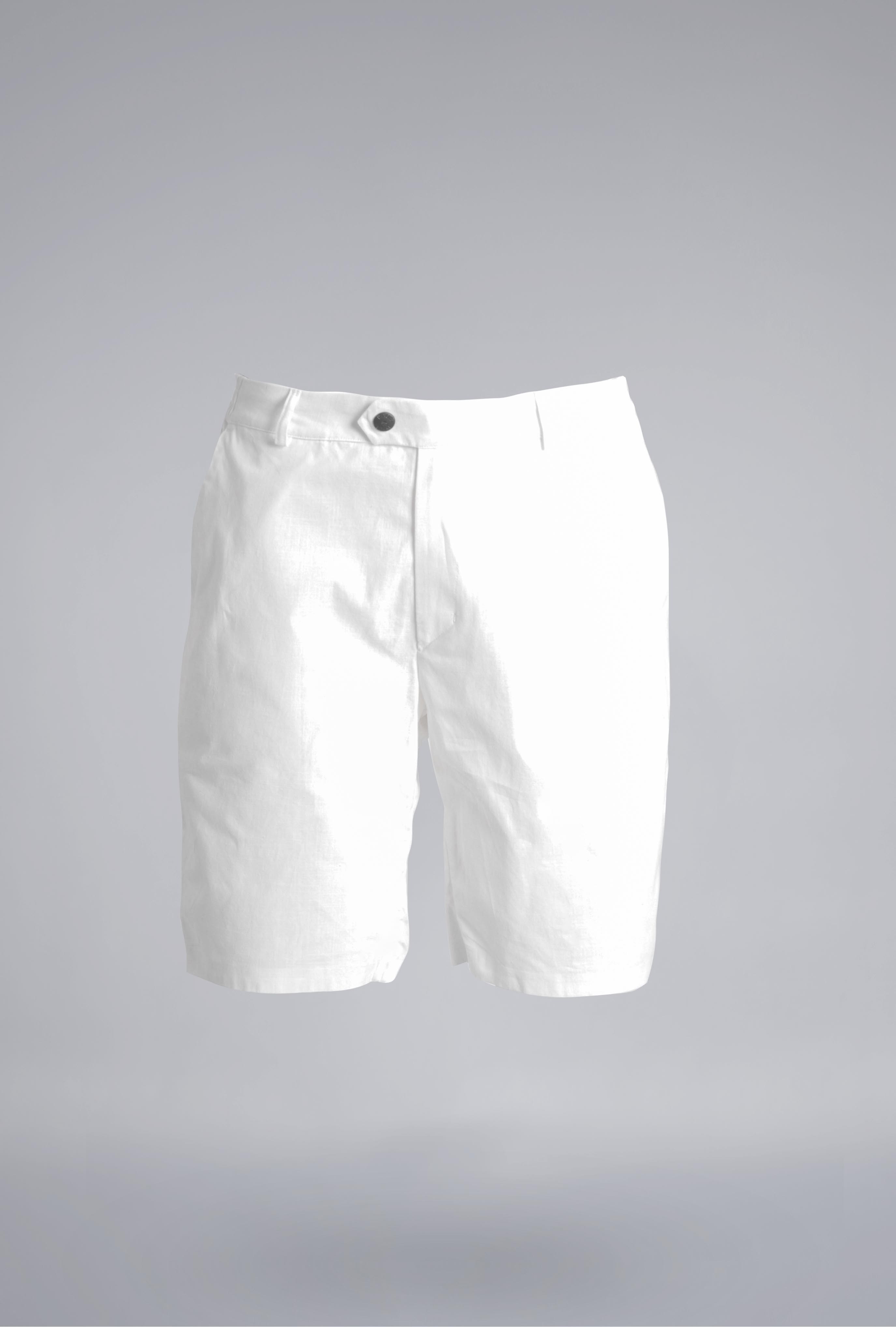 PERFORMANCE LINEN SHORT - SUBTLE WHITE