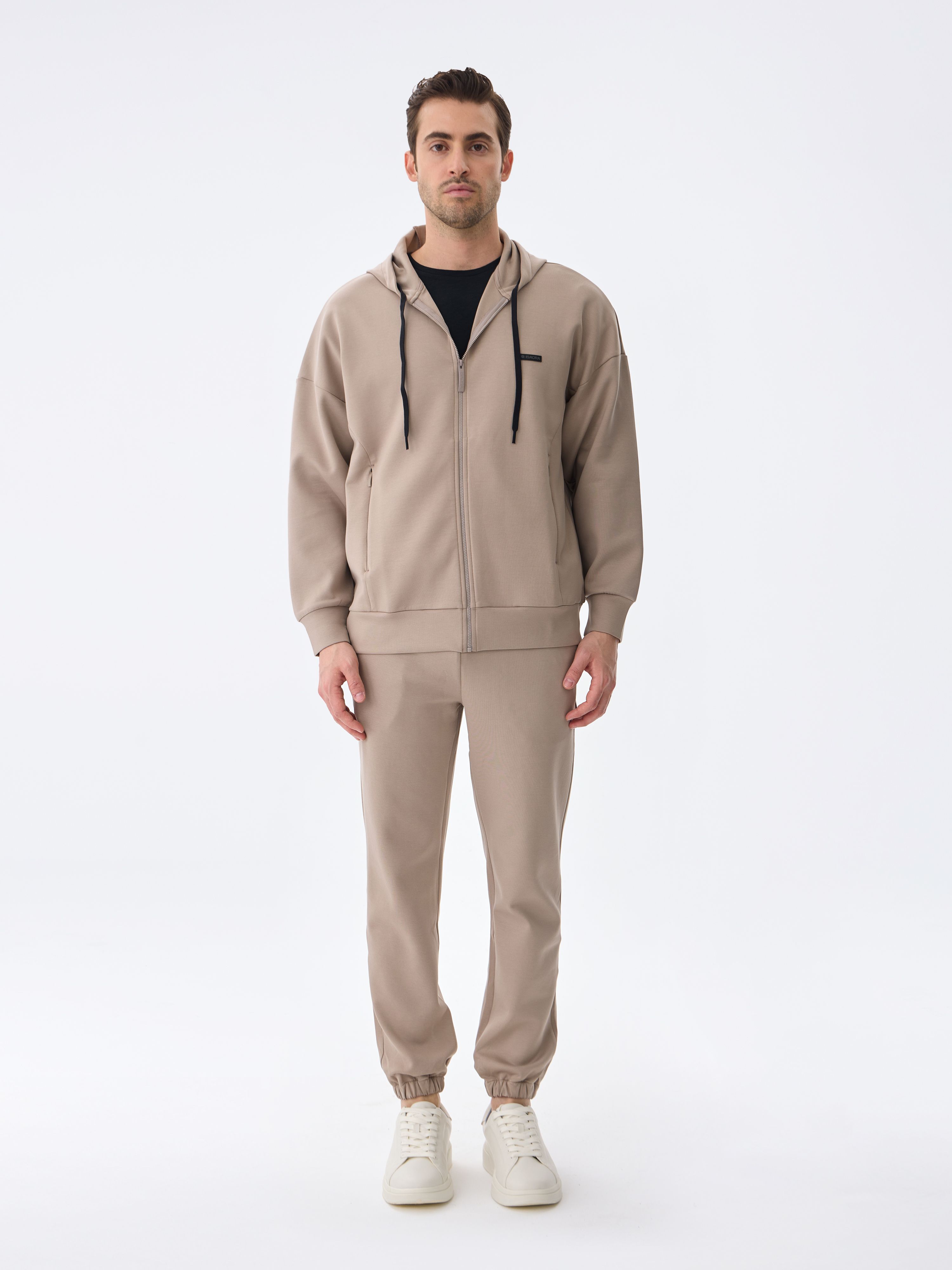 GIZA COTTON SWEAT - BEIGE