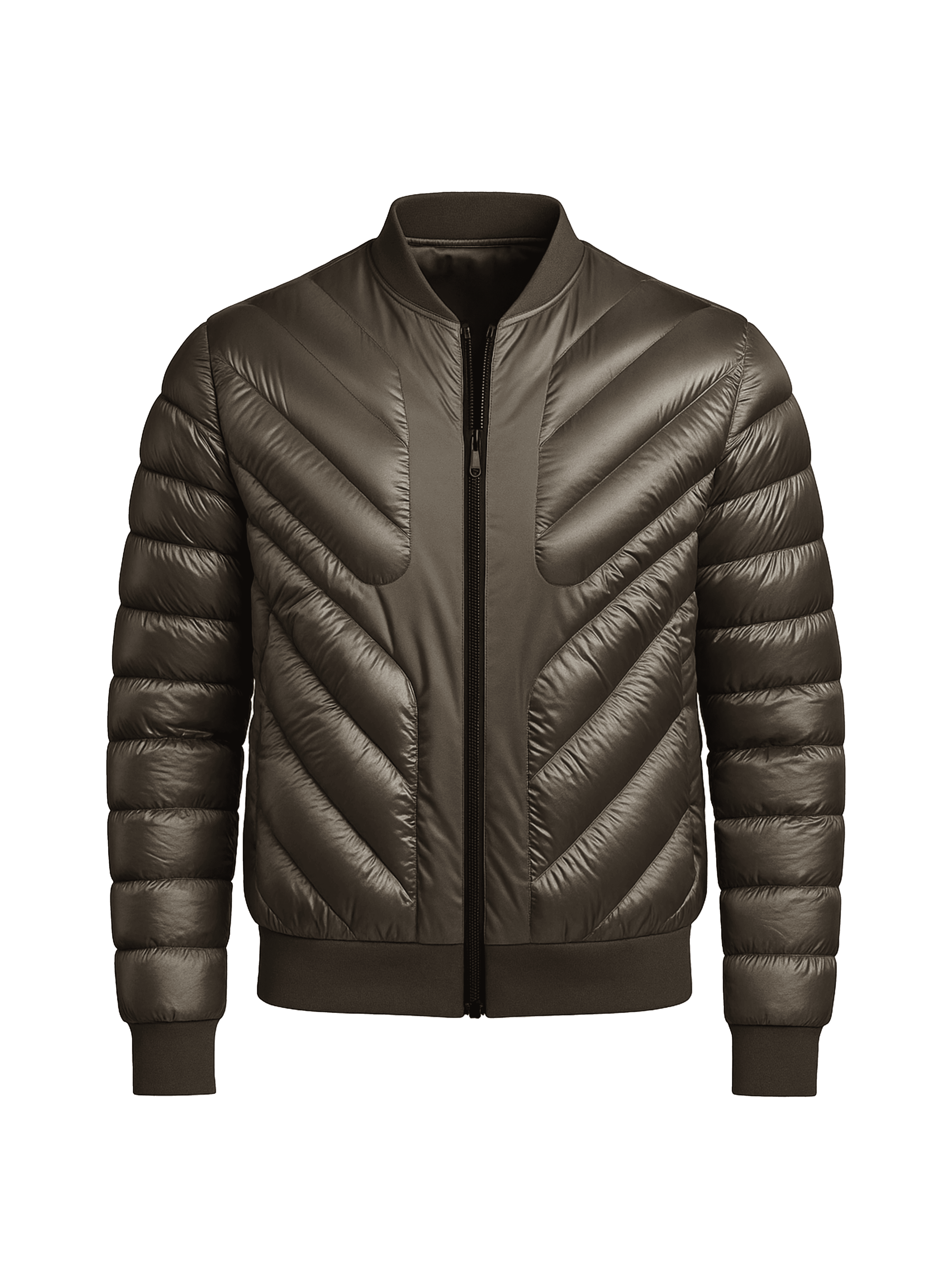 DOUBLE FACE DOWN BOMBER JACKET