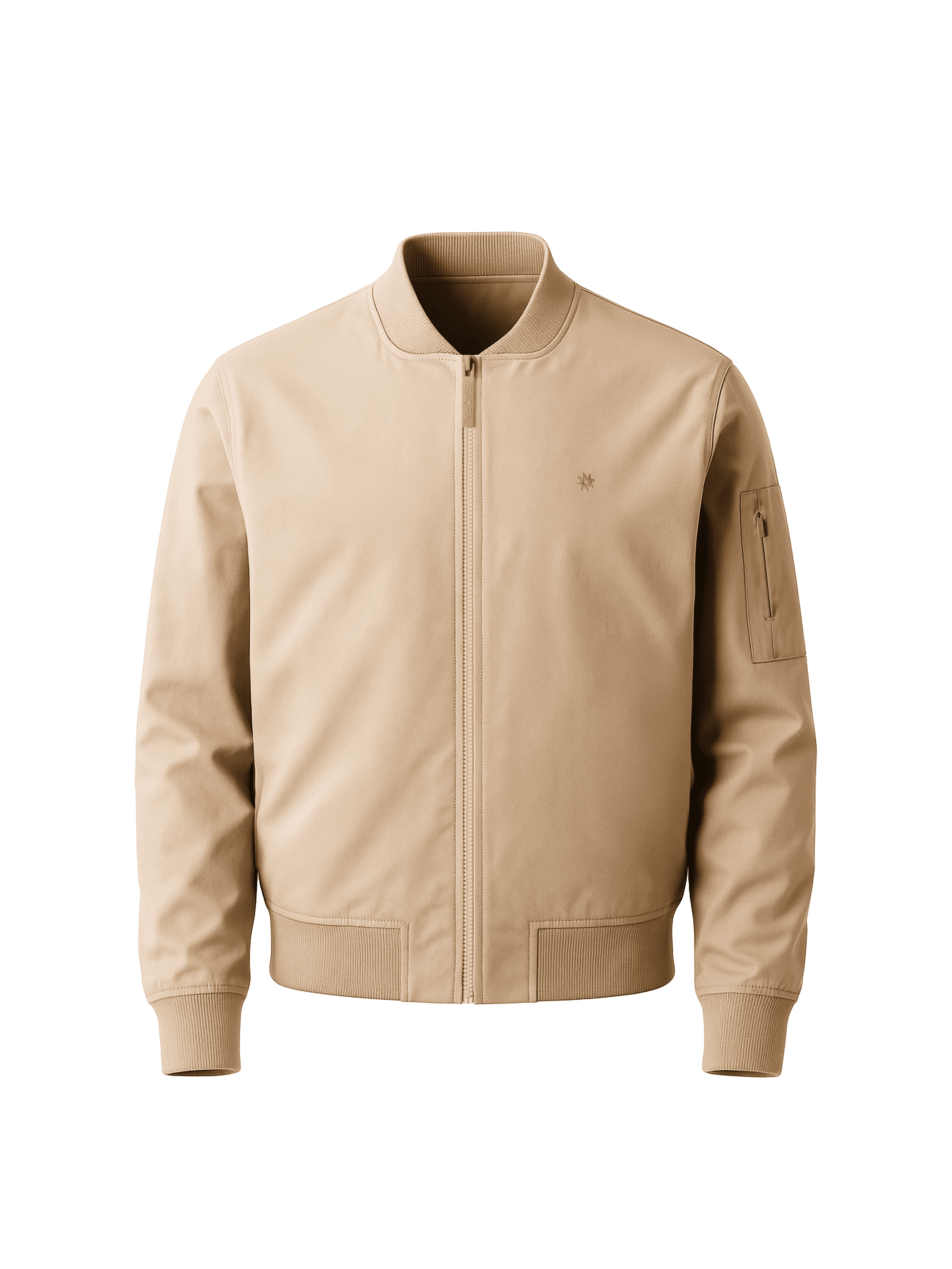 SATEN BOMBER CEKET - TAILOR BEIGE