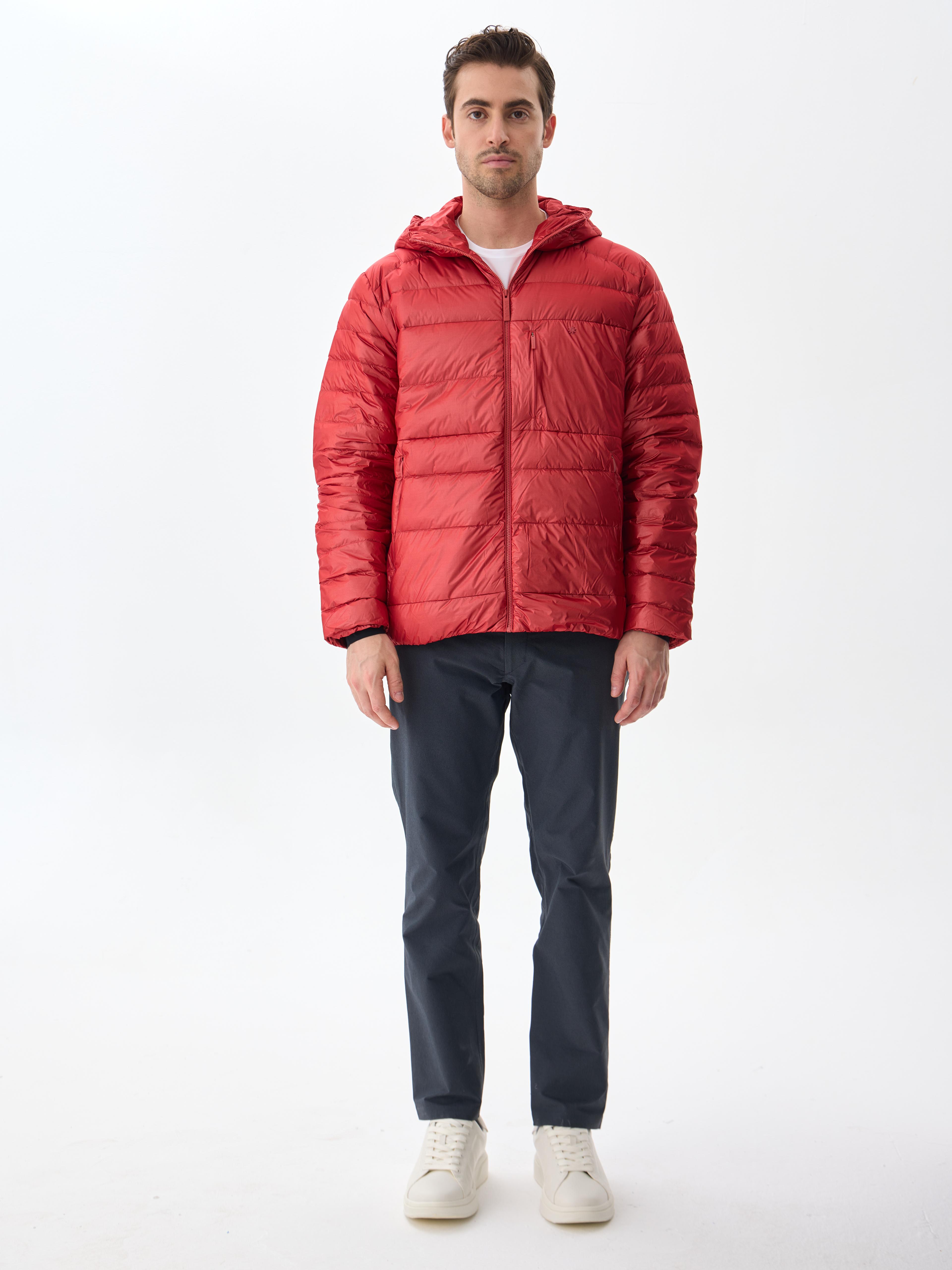 HOODED BOLD DOWN JACKET