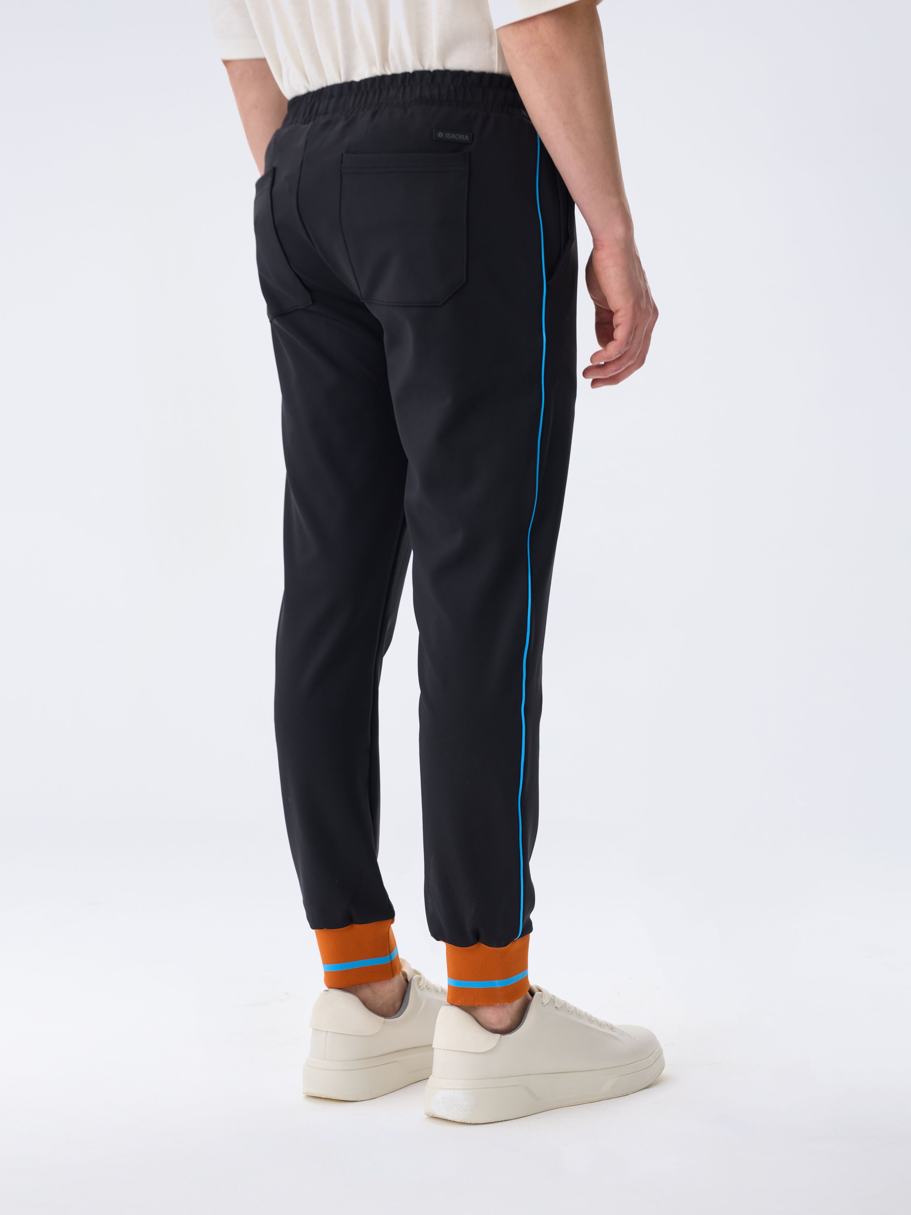 RIB PANT - BLACK ONYX
