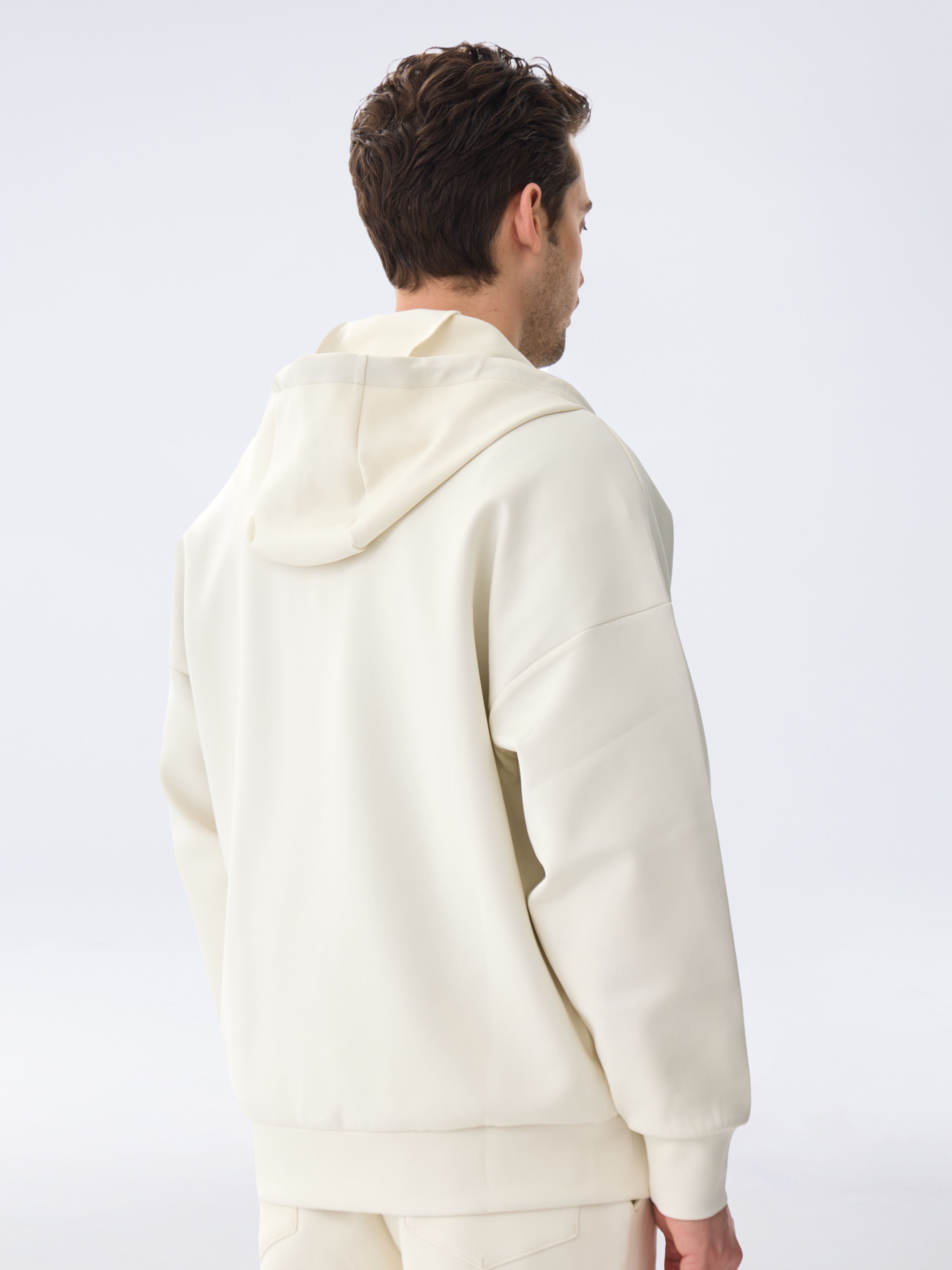 GIZA COTTON SWEAT - WHITE
