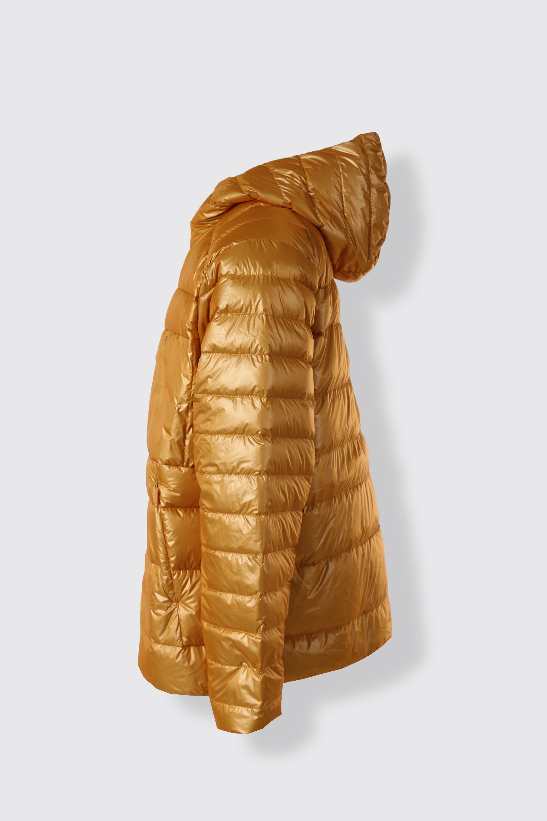 HOODED BOLD DOWN JACKET - RADIANT YELLOW