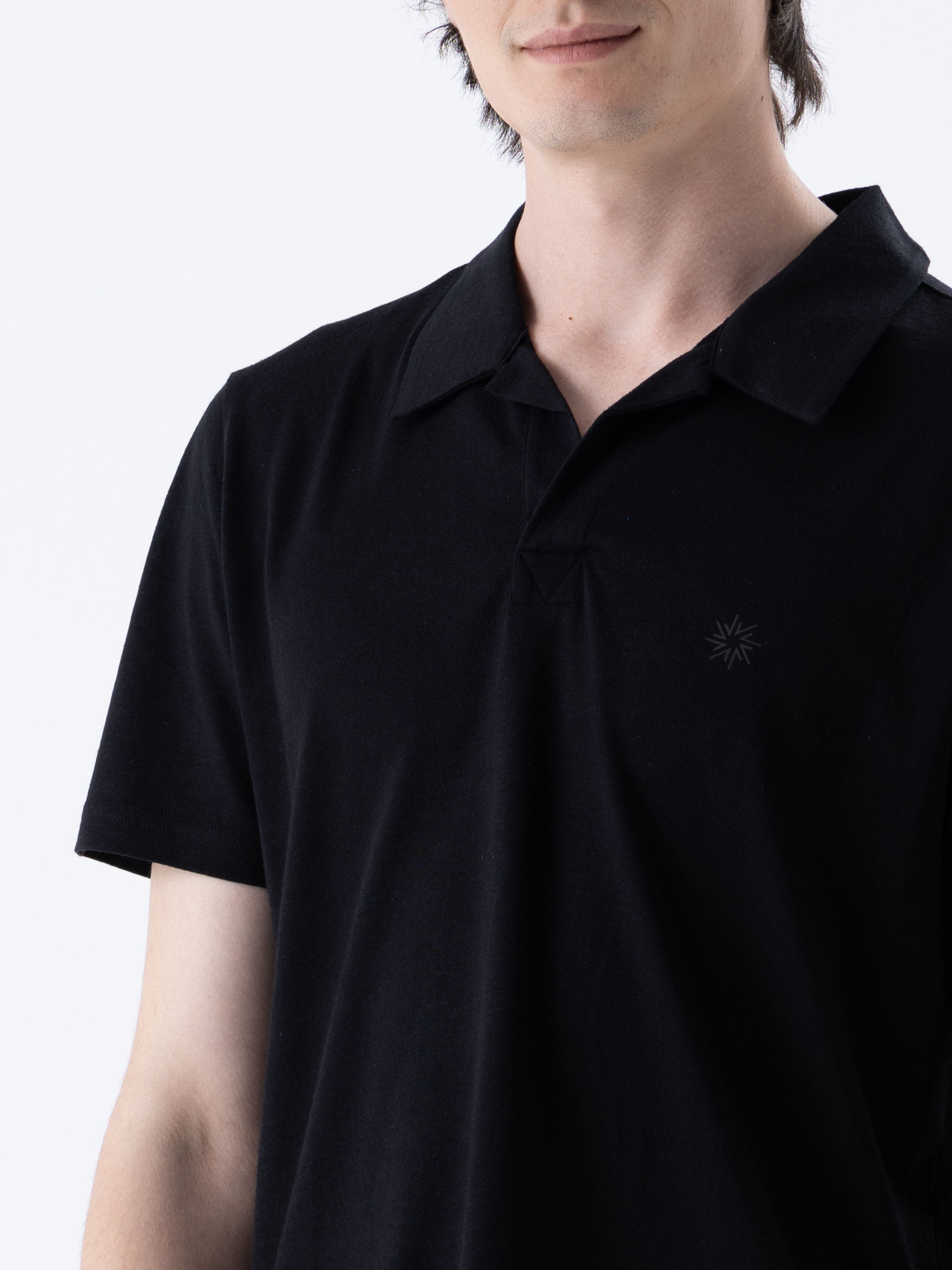 SILK TOUCH POLO  - BLACK ONYX