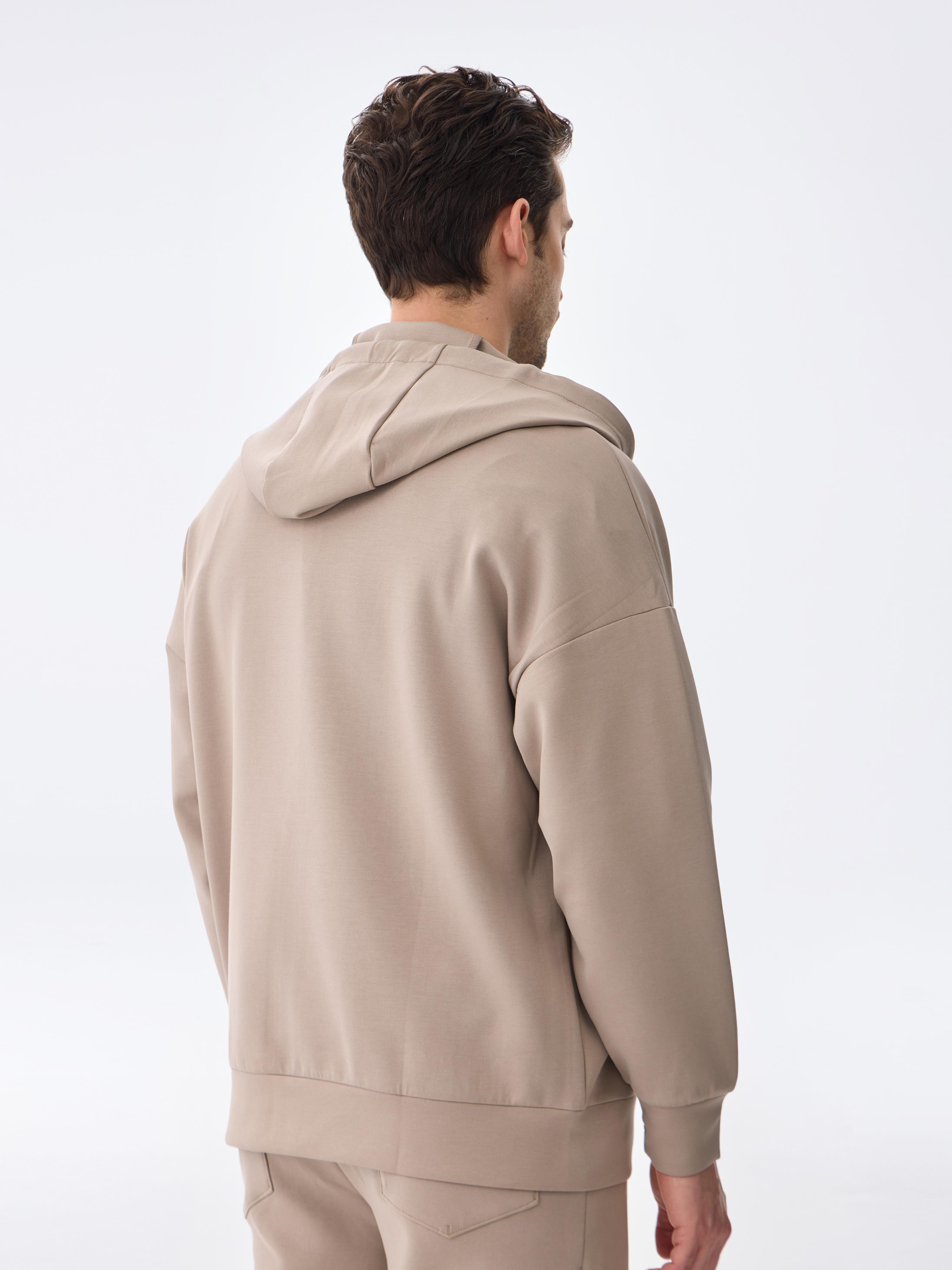 GIZA COTTON SWEAT - BEIGE