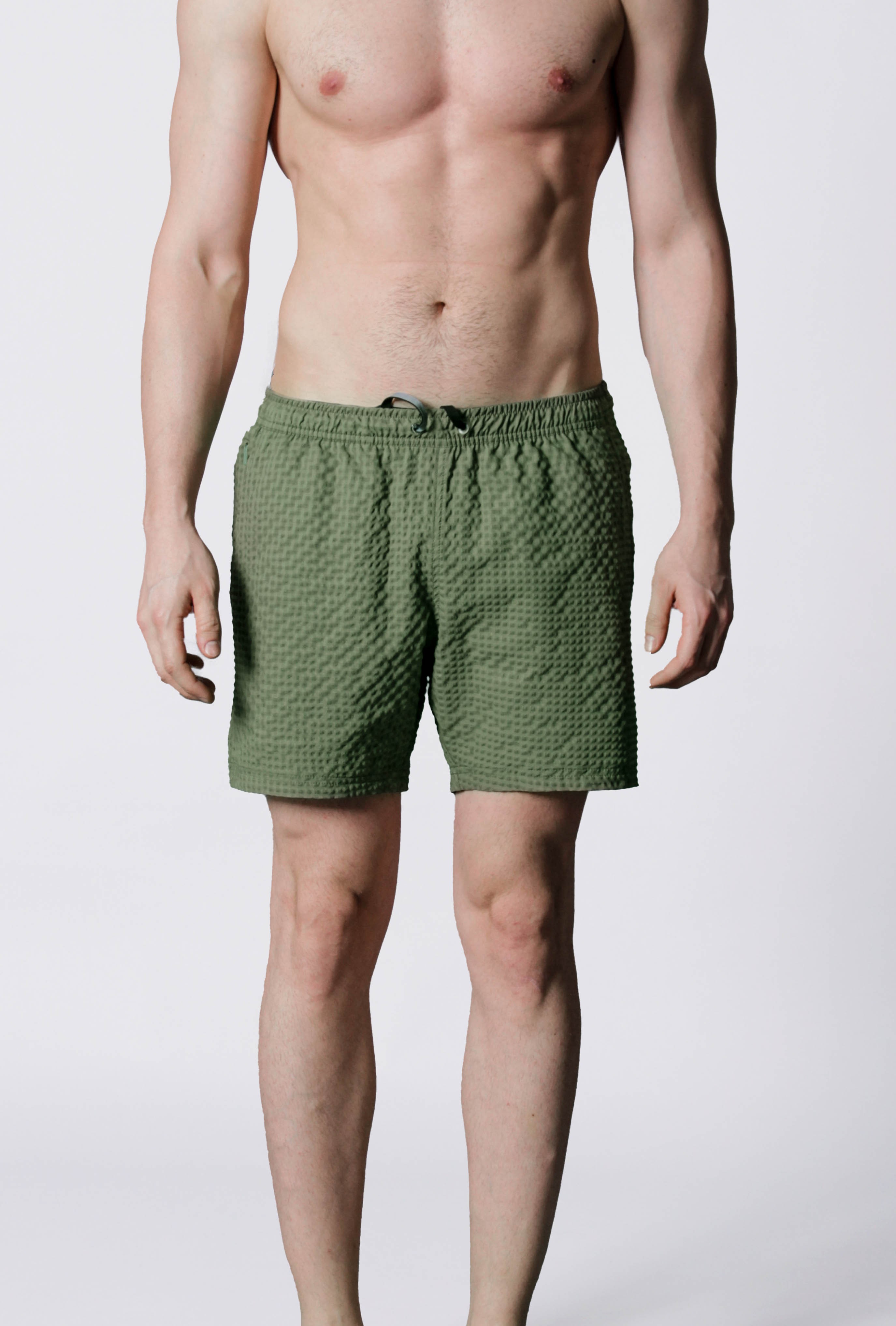 MALIBU SWIM SHORT - LICHEN GREEN