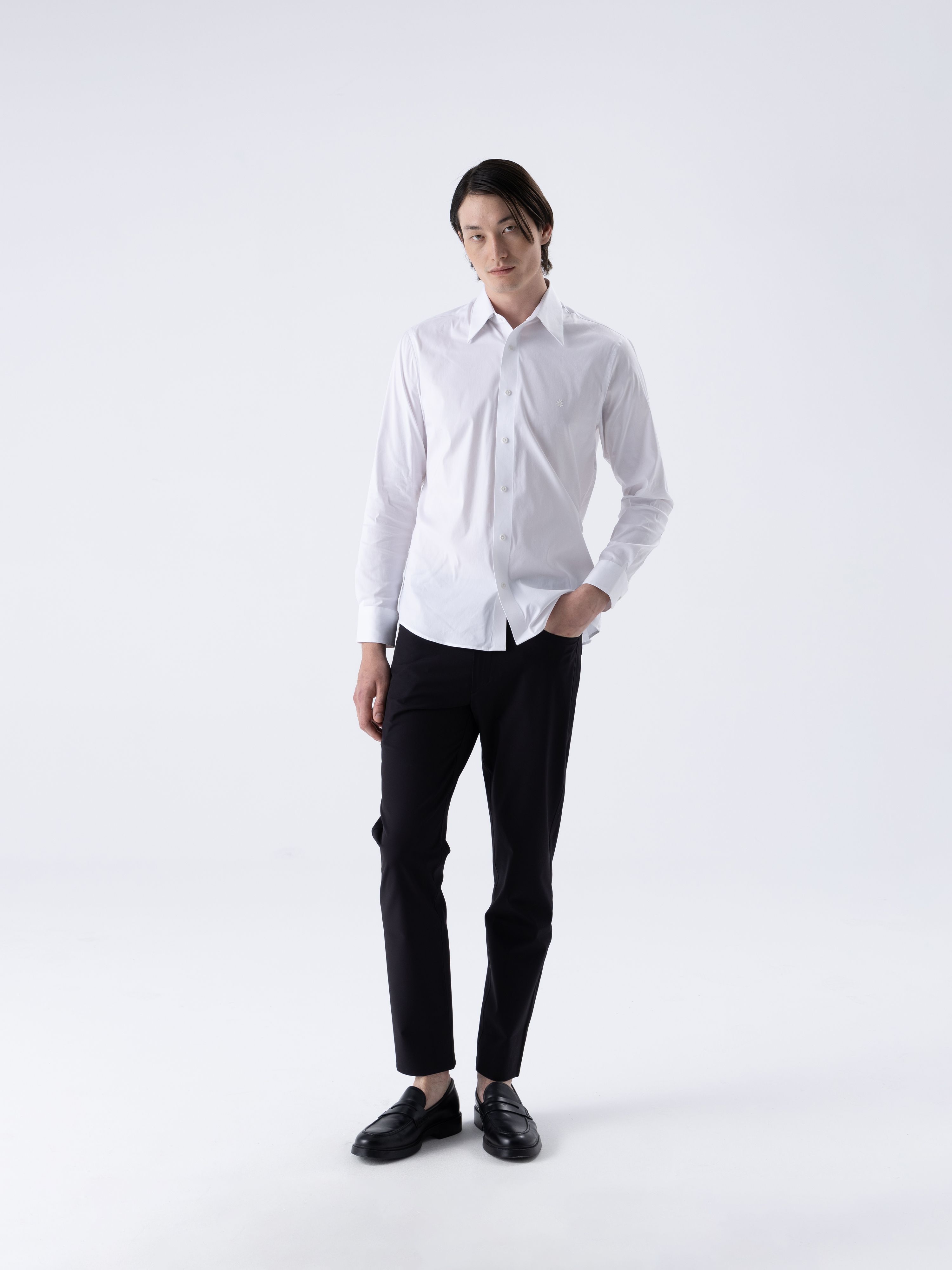 TECHNO TAILORED SHIRT - WHITE