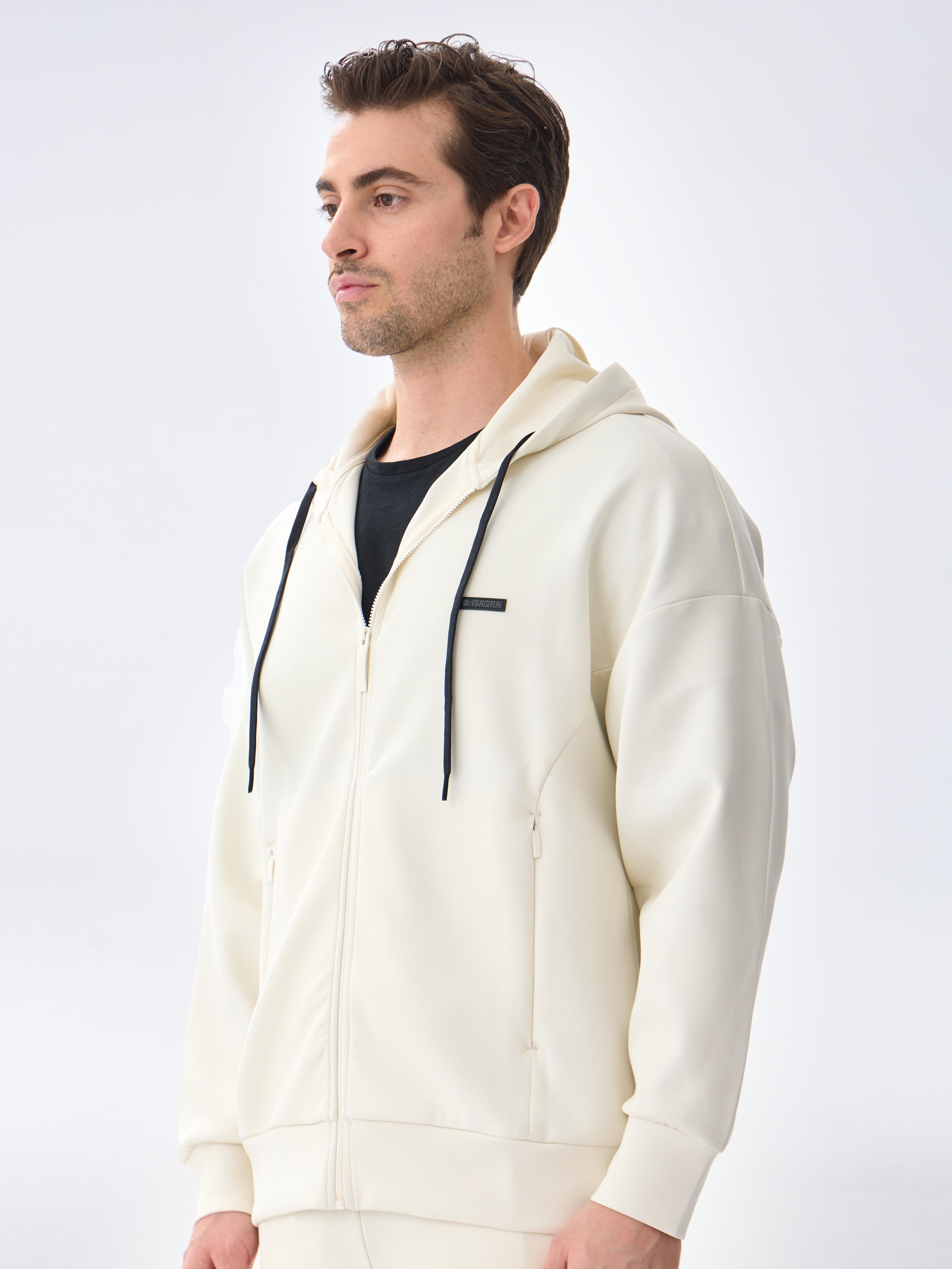 GIZA COTTON SWEAT - WHITE