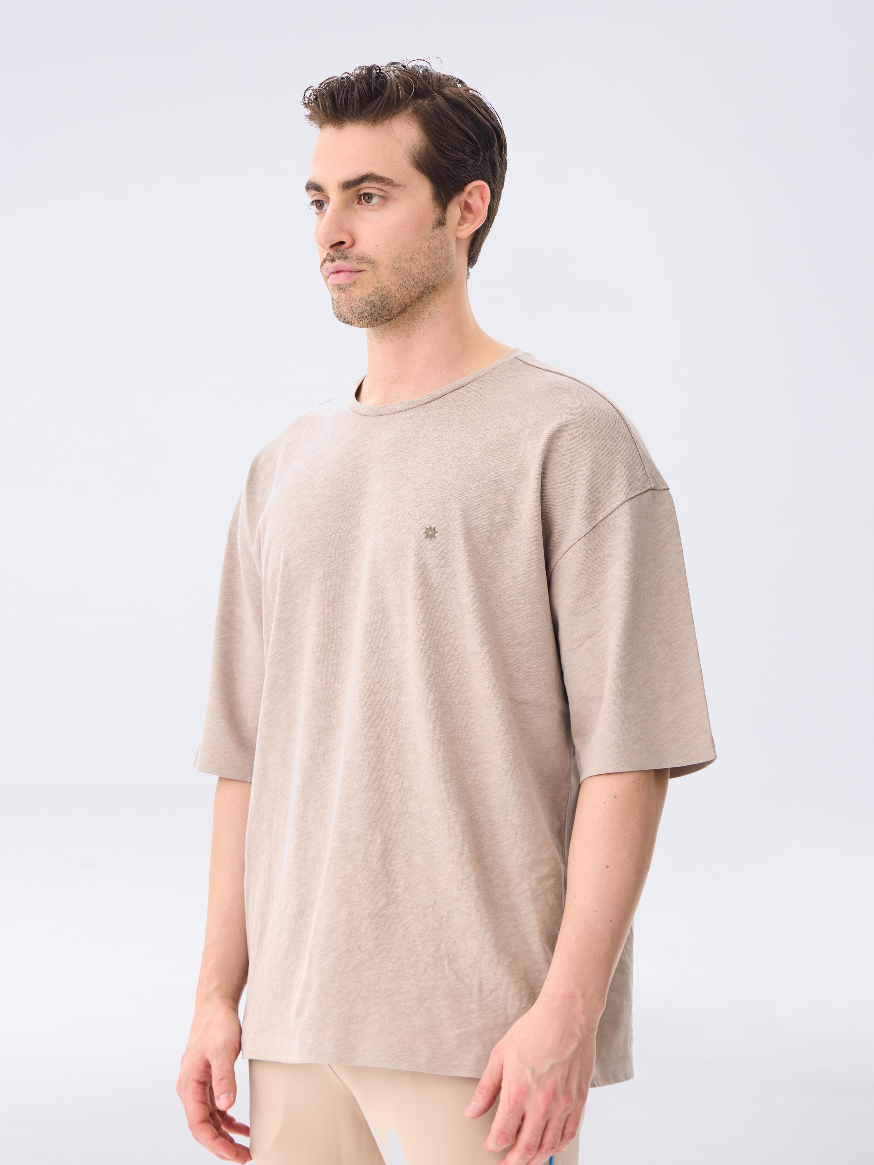 AUTHENTIC SLUB JERSEY TEE - TAILOR BEIGE