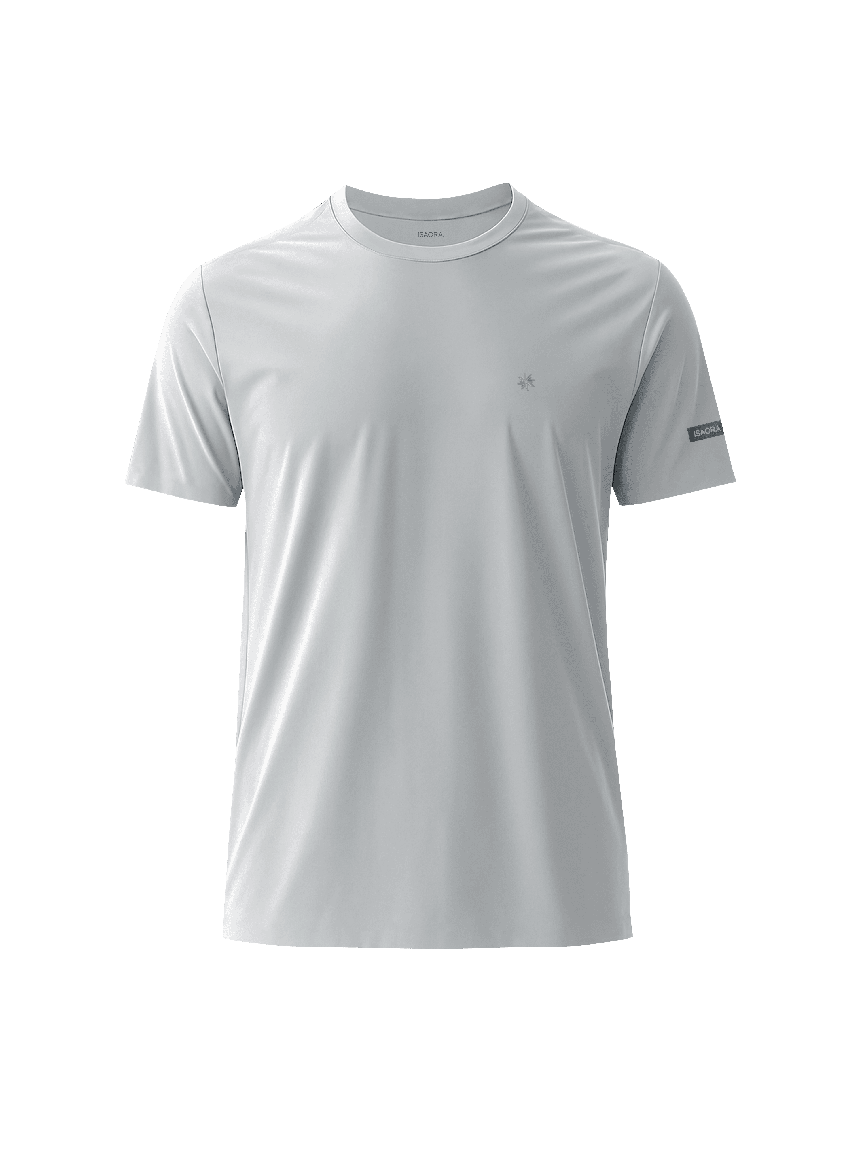 SUPER CREW KISA KOLLU TİŞÖRT - LIGHT GREY