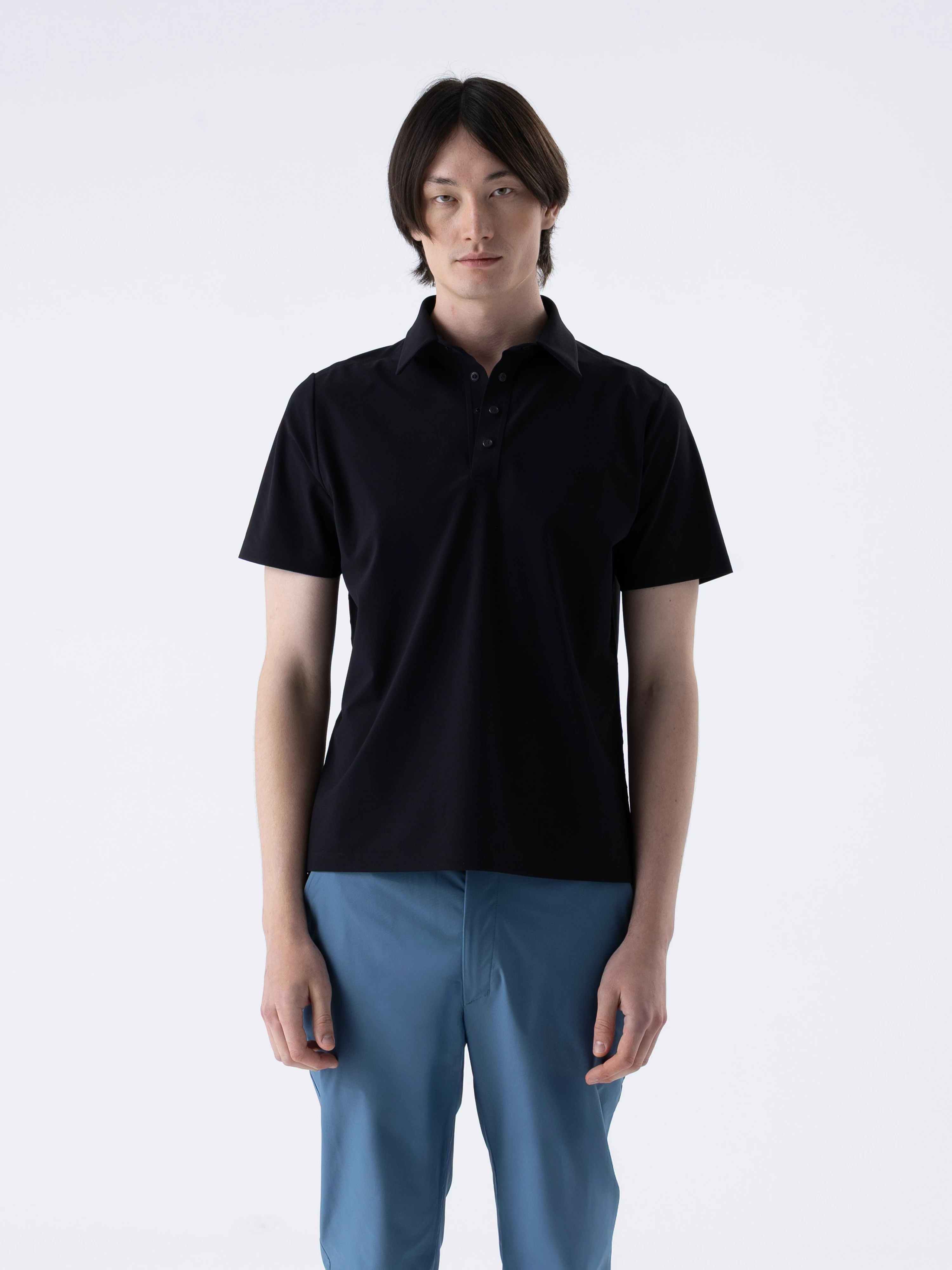 COMFORT POLO PIQUE - BLACK ONYX